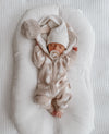 Christmas Tree Sherpa Hooded Romper