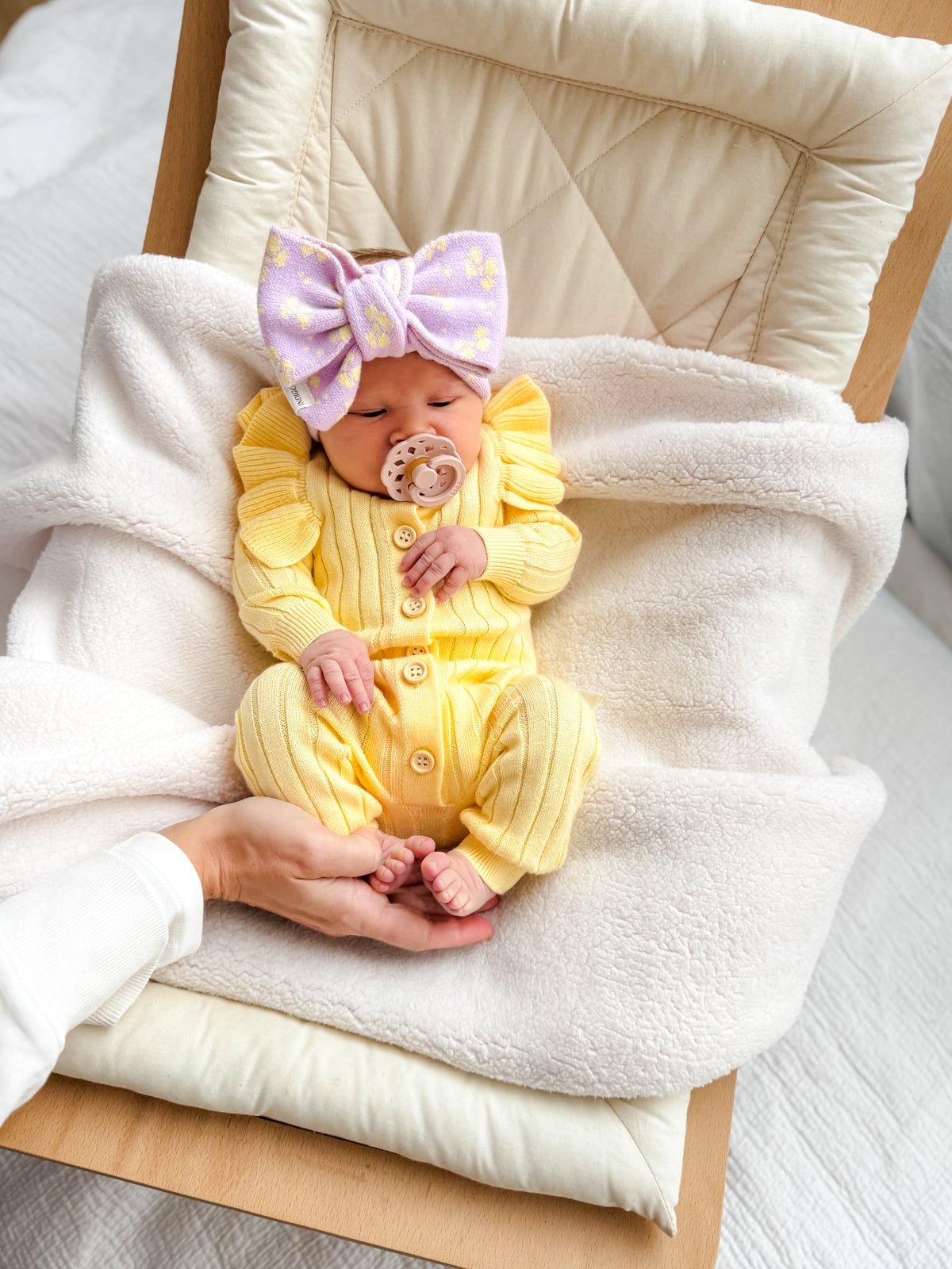 Frill Romper - Daffodil