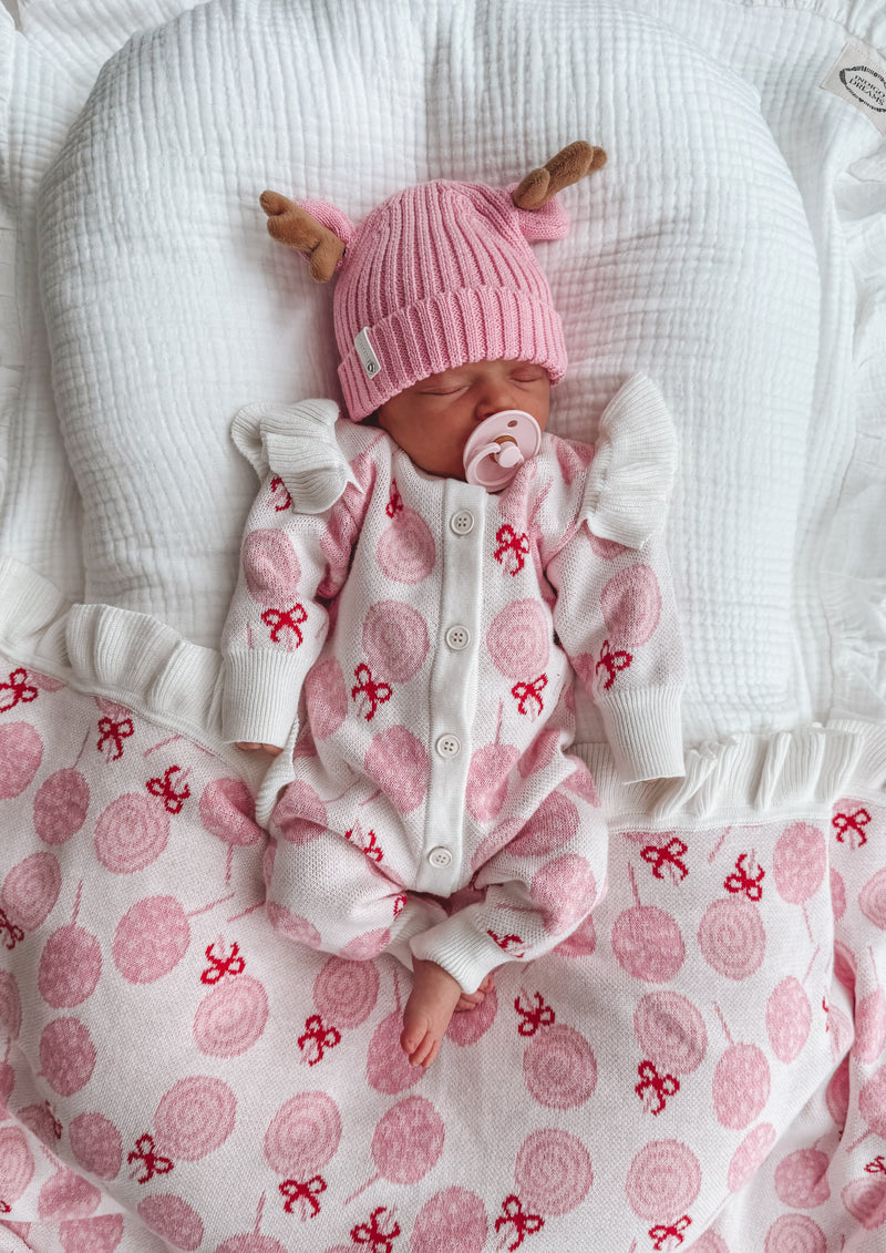 Reindeer Beanie - Candy