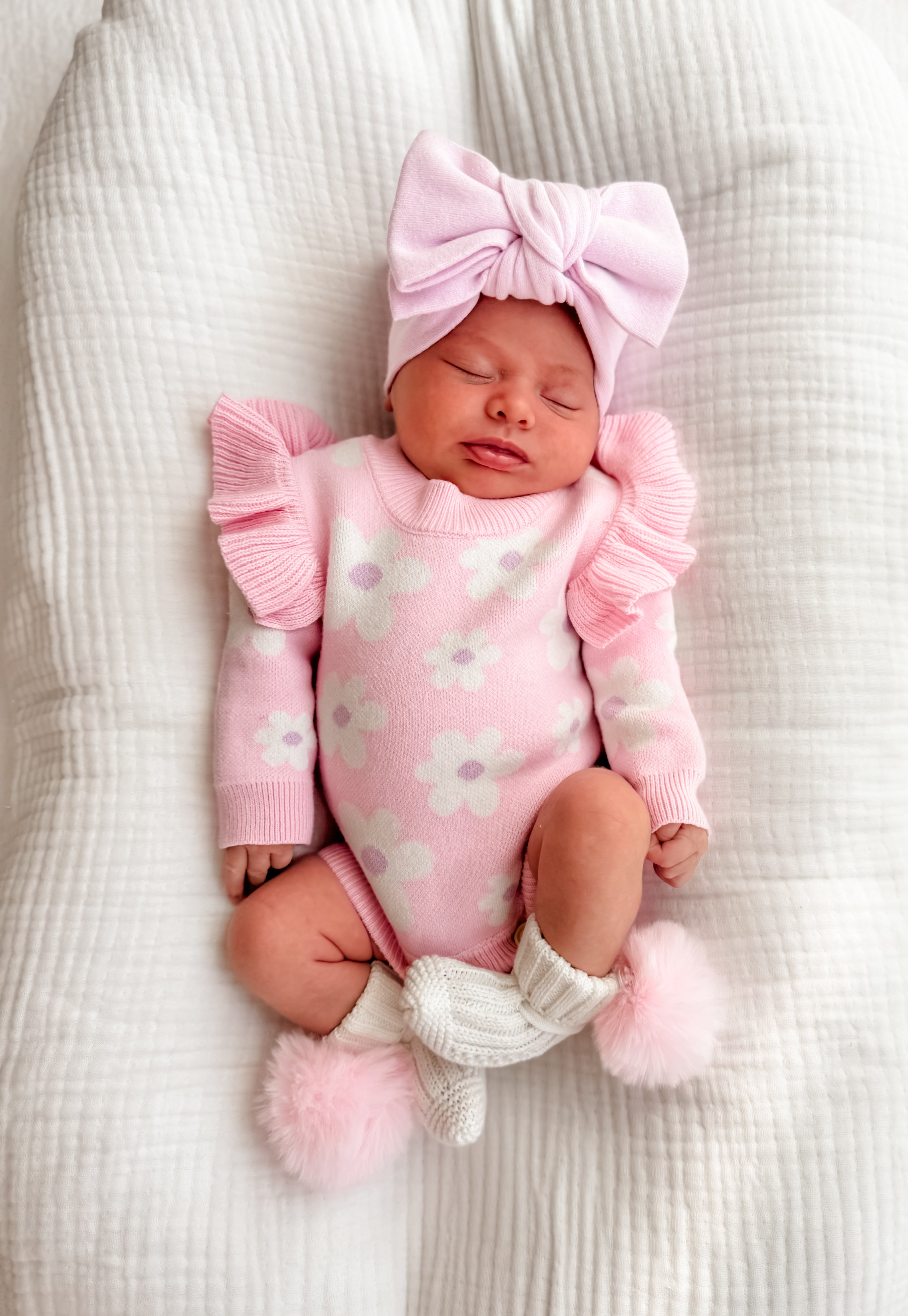 Posie Longsleeve Frill Romper