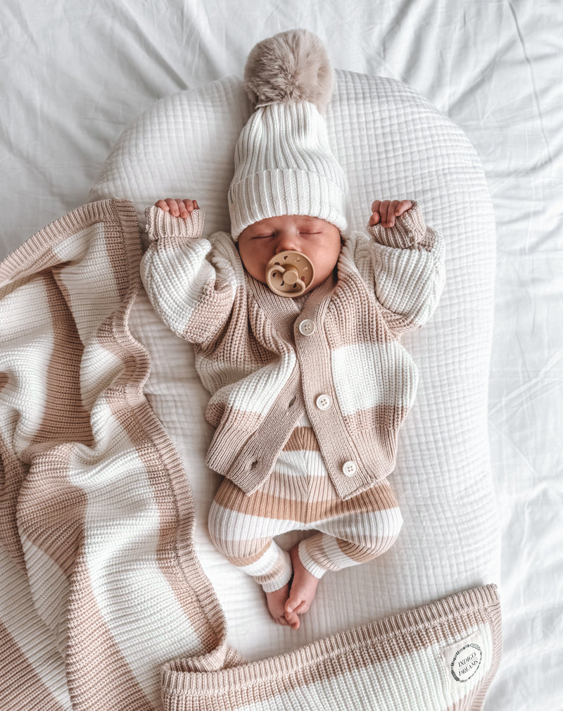 Biscuit Striped Leggings