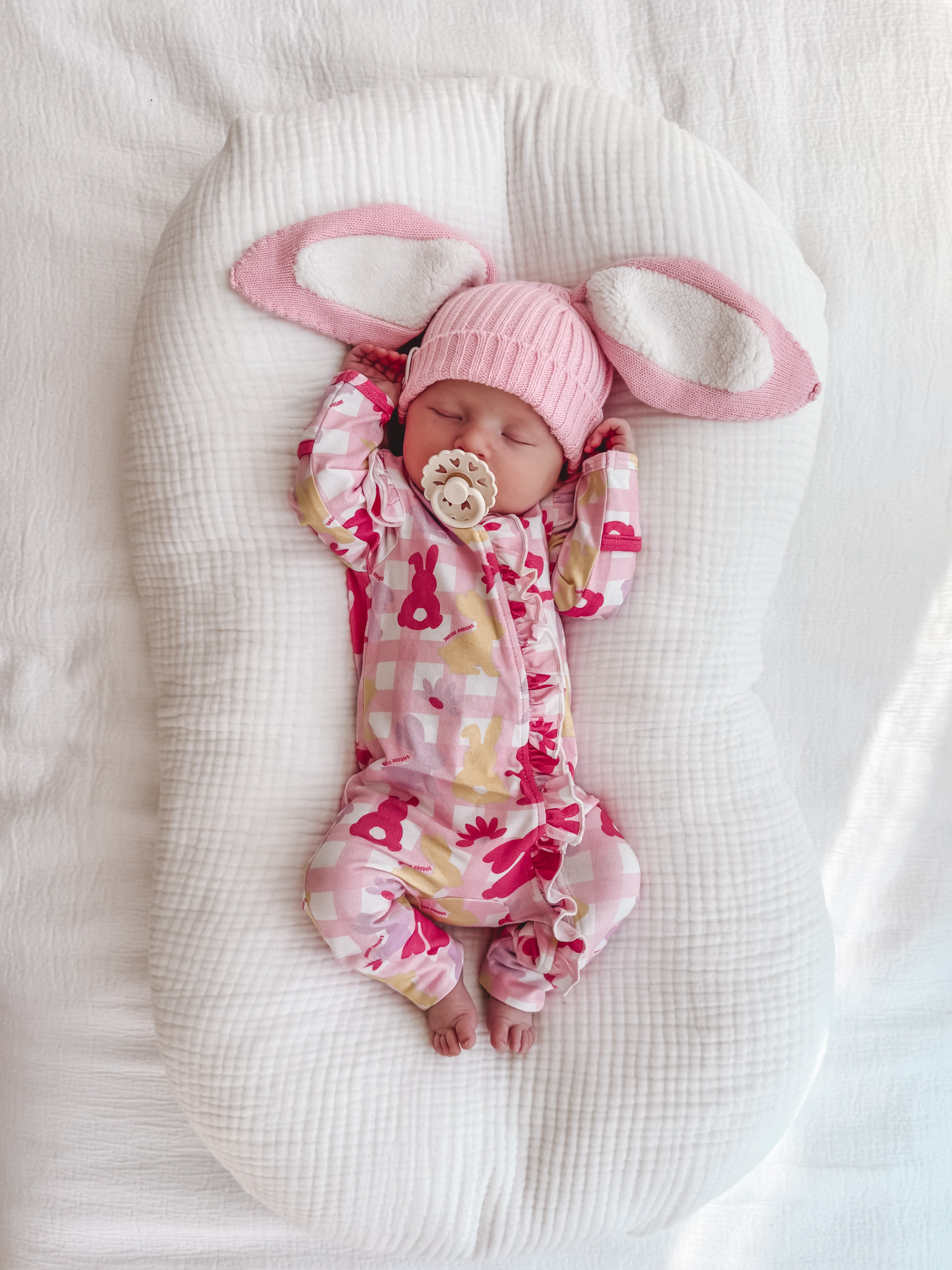 Sherpa Bunny Beanie - Blossom
