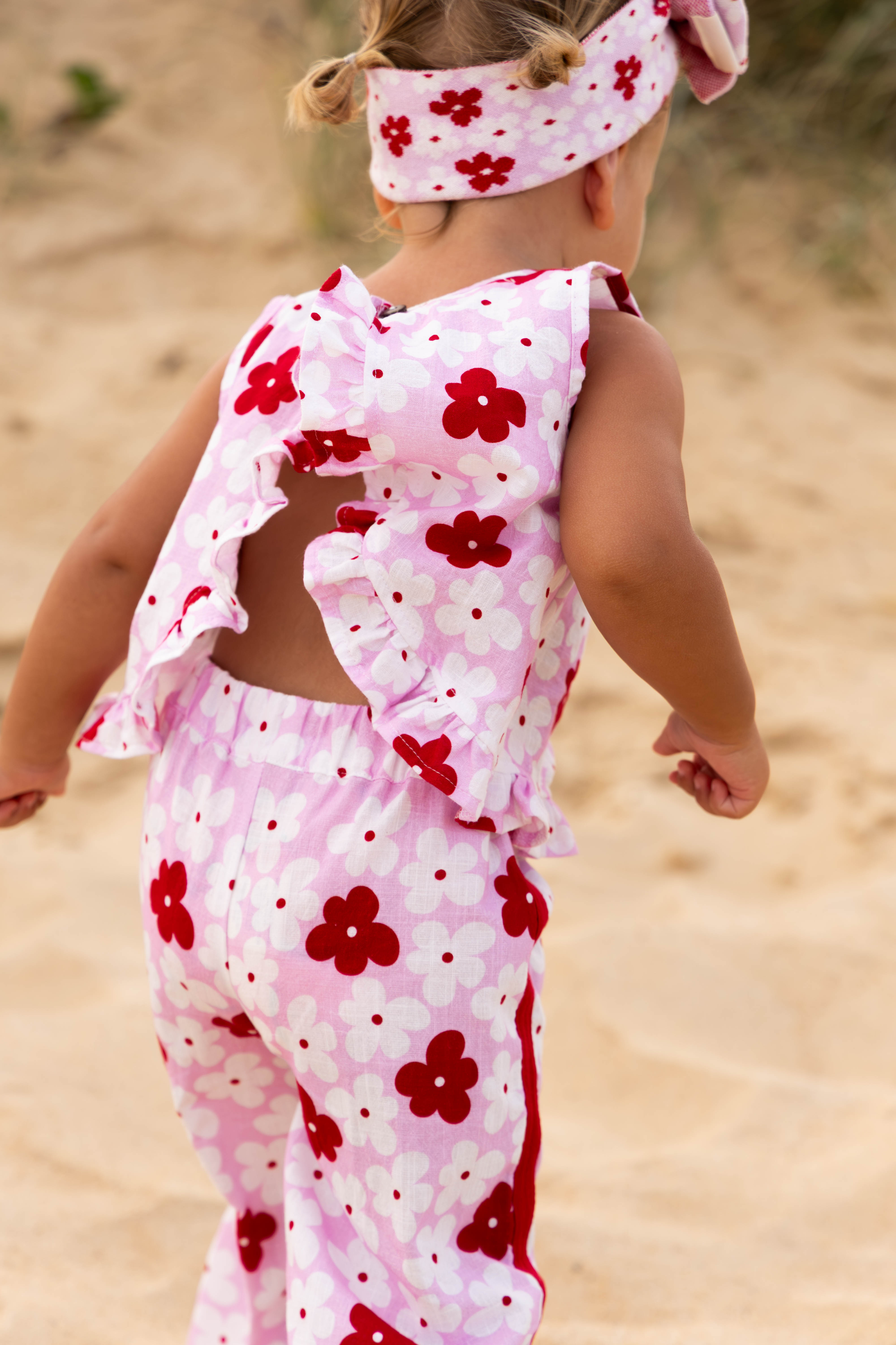 Lila Open Back Top - Poppy