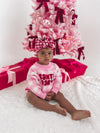 Santa Baby Gingham Jumper - Candy