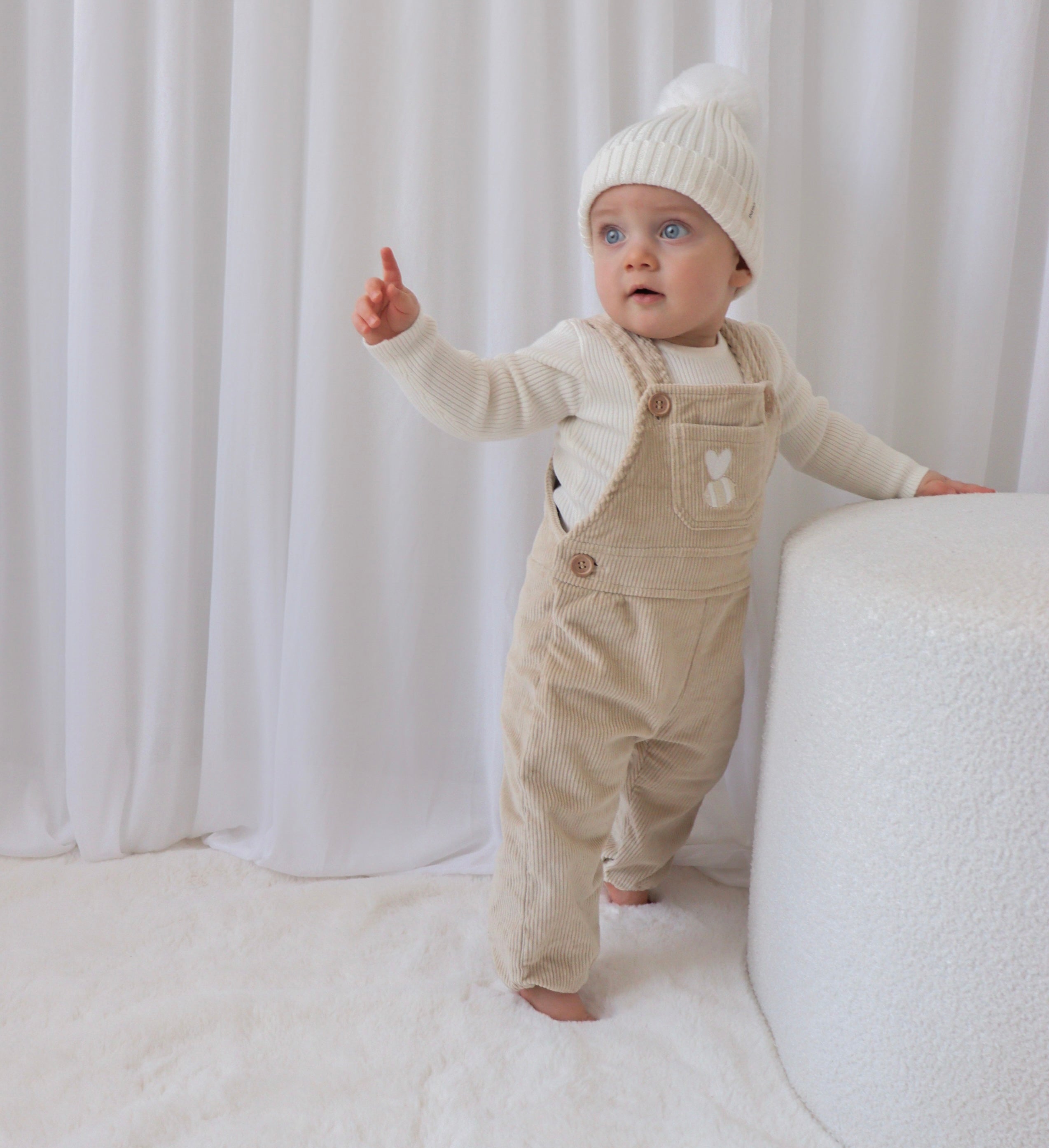 Bee Cord Overalls