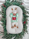 Santa Baby Gingham Jumper - Peppermint