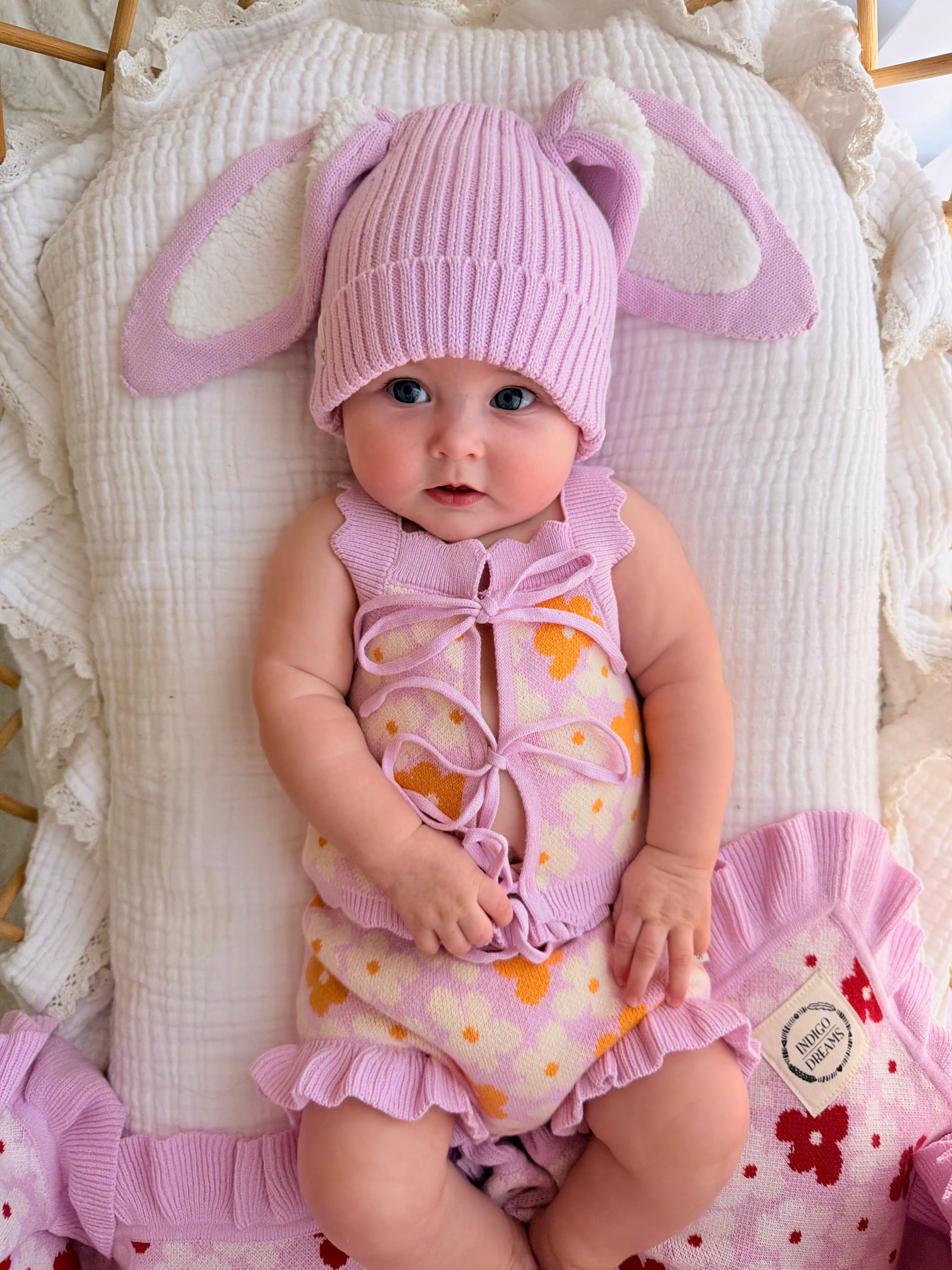 Lila Tie Singlet - Buttercup