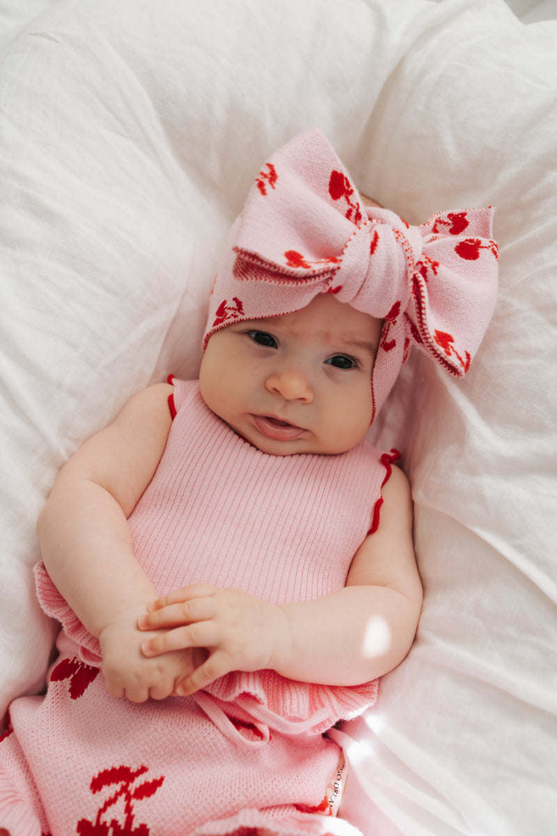 Sleeveless Cherry Pink Bodysuit