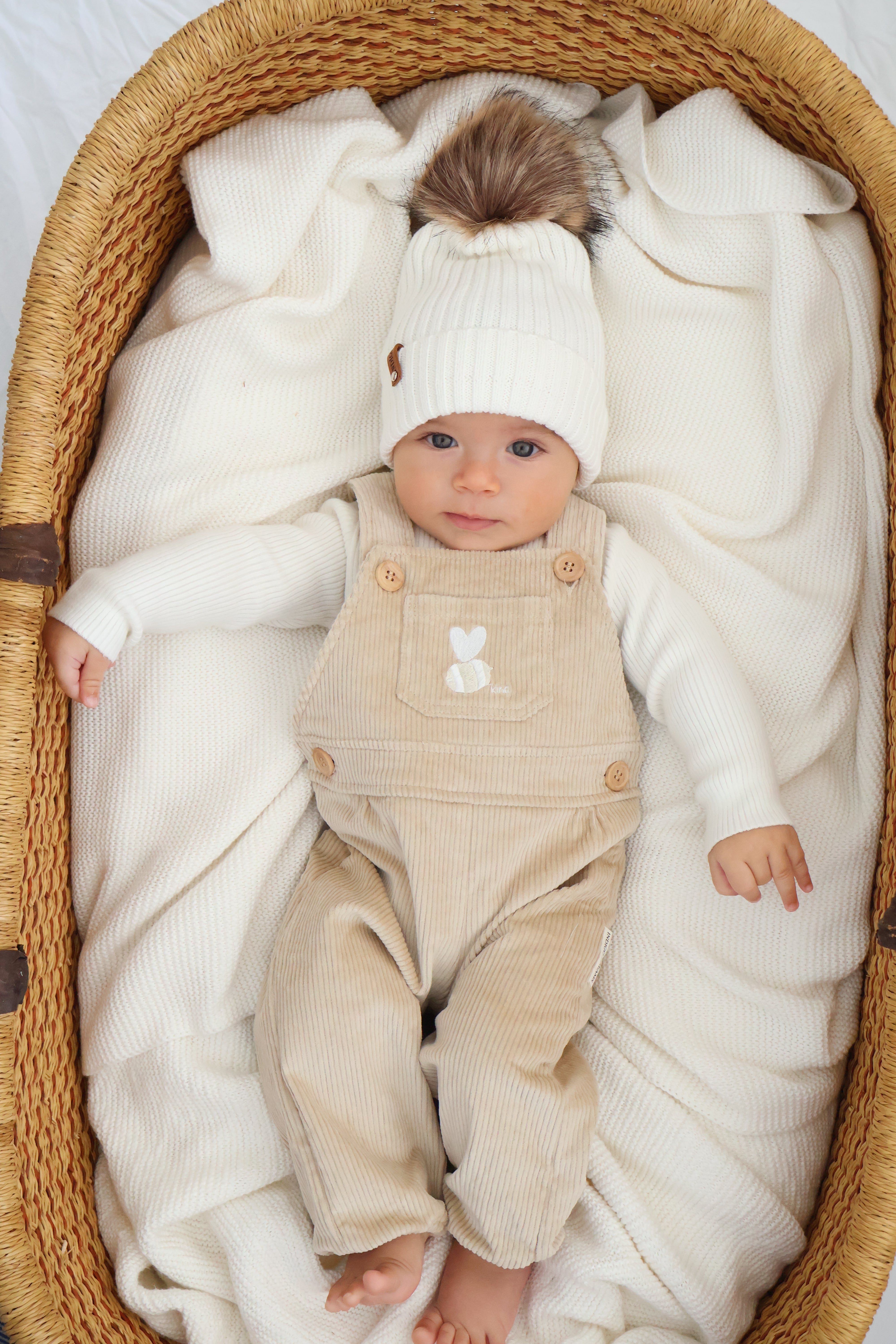 Bee Cord Overalls