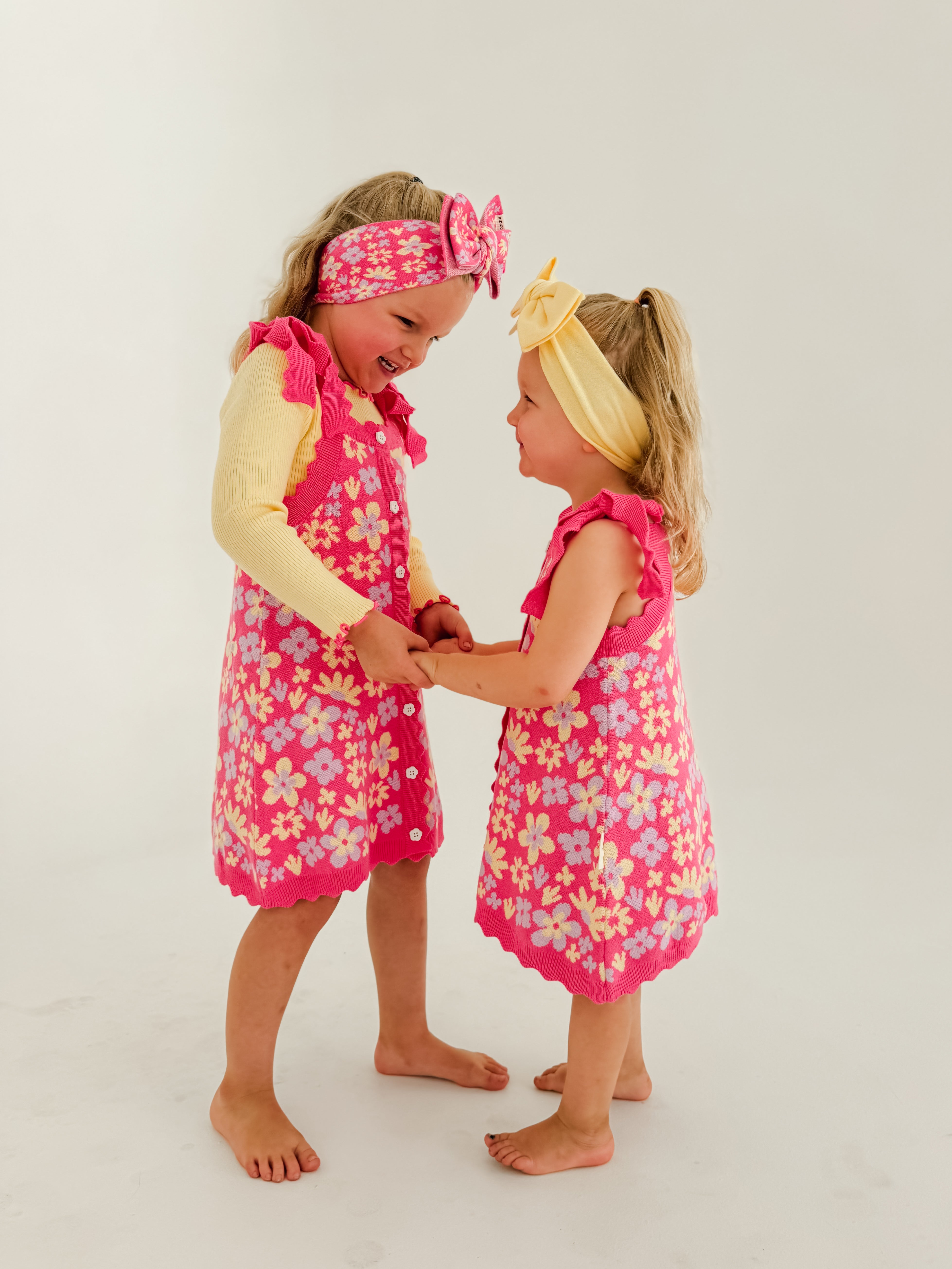 Indie Tie Shoulder Dress - Daffodil