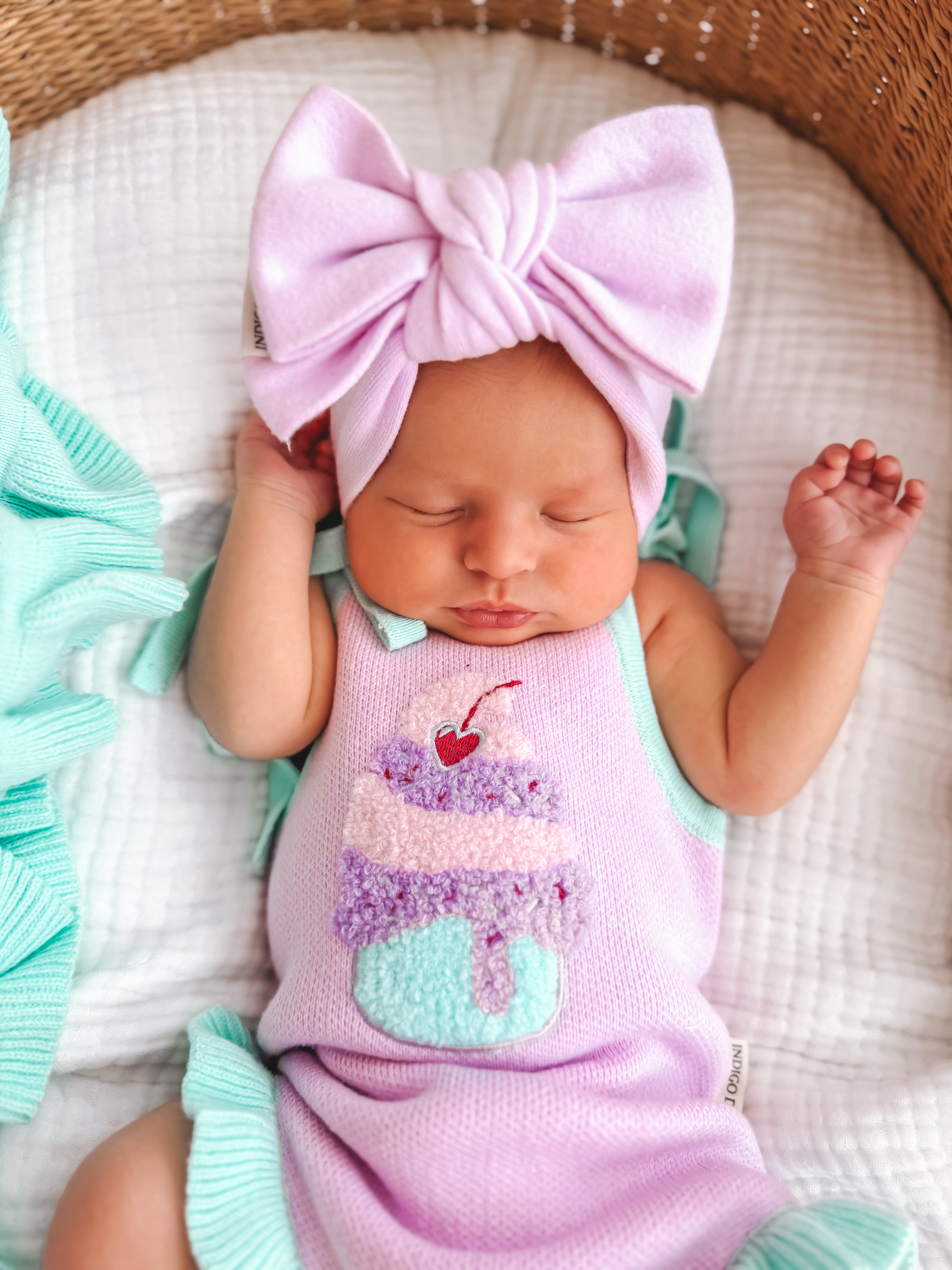 Orchid Knit Headband