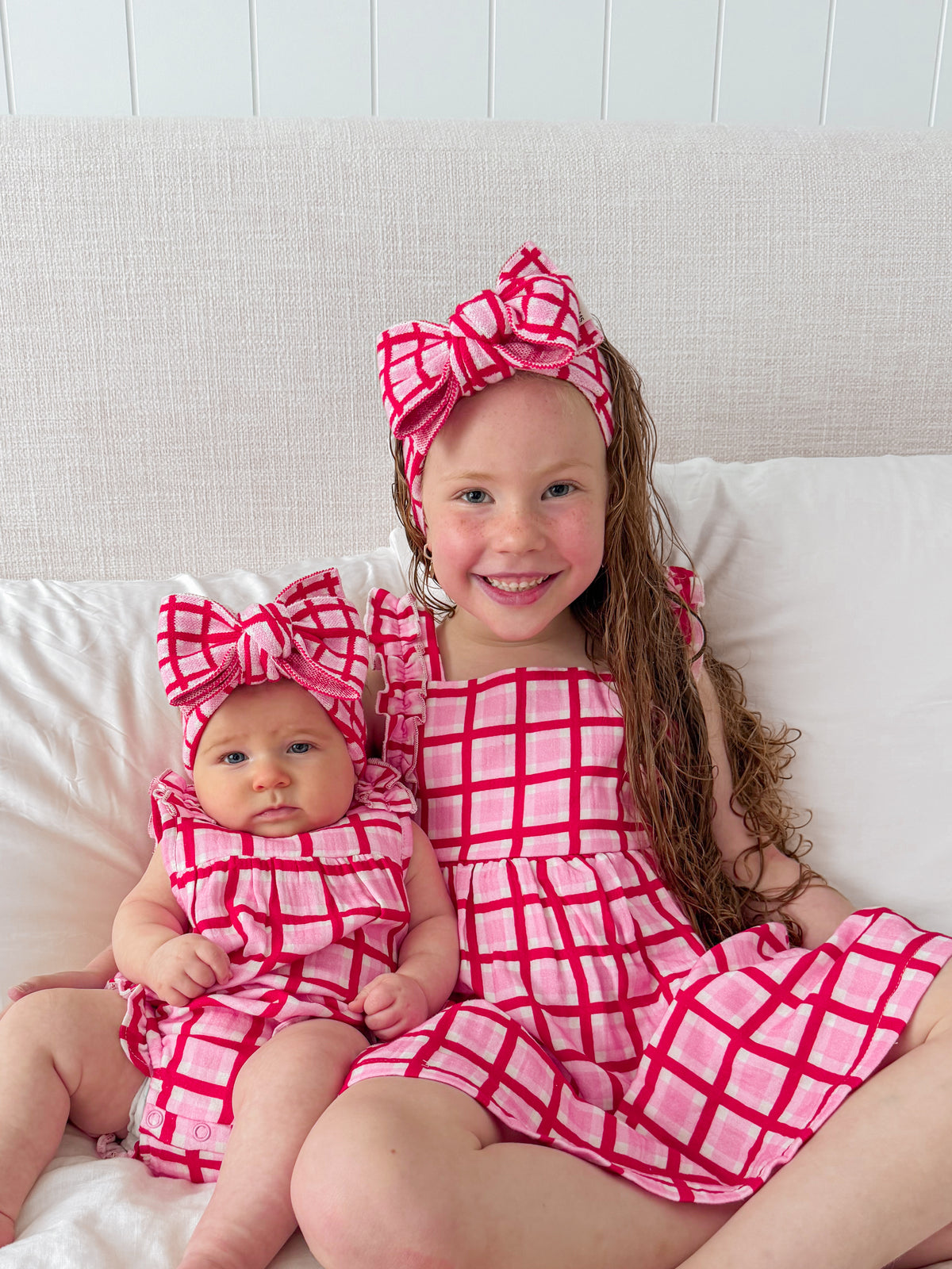 Candy Check Frill Dress