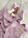 Lola Sherpa Blanket ~ Soft Pink