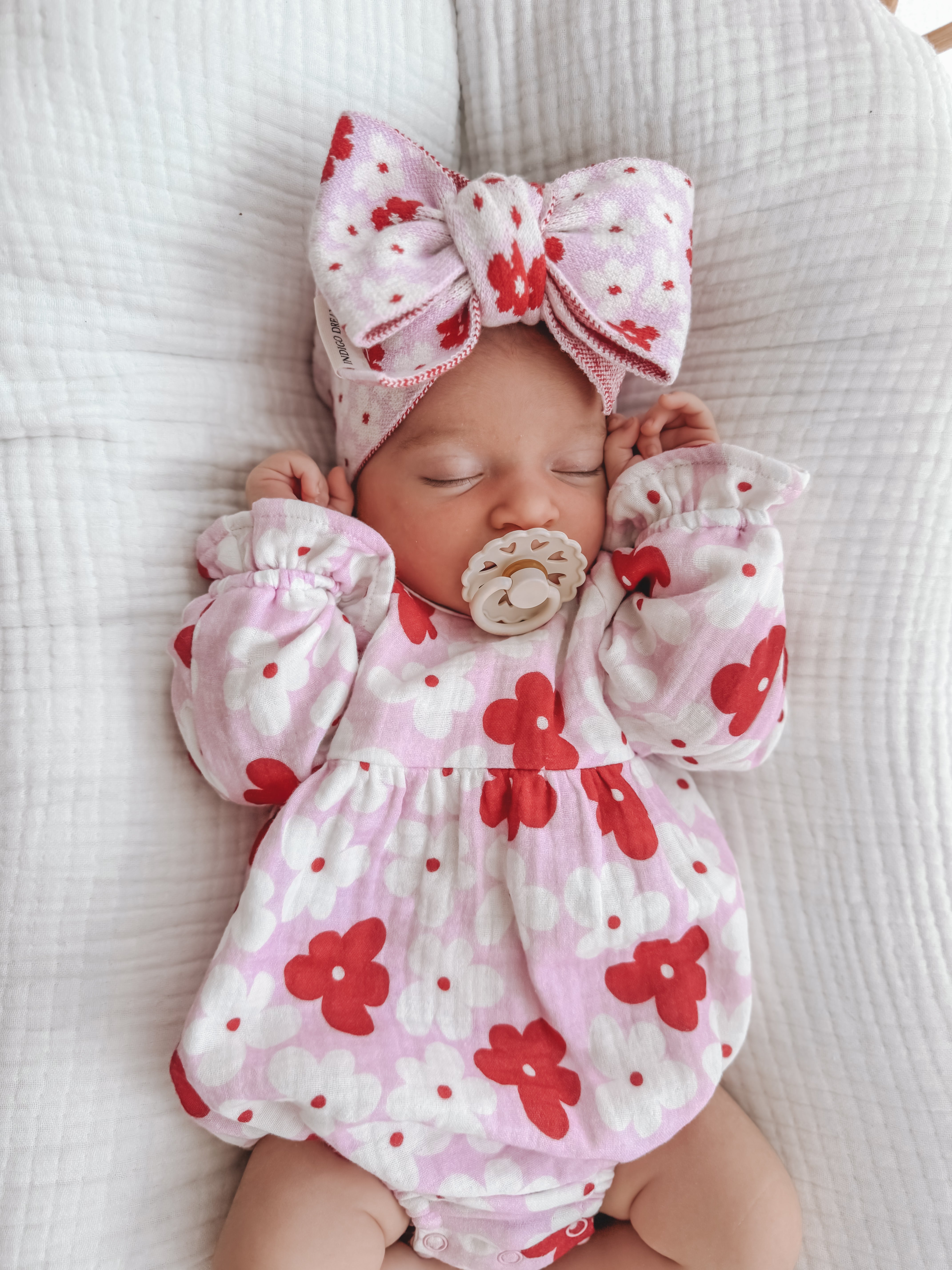 Lila Knit Headband - Poppy