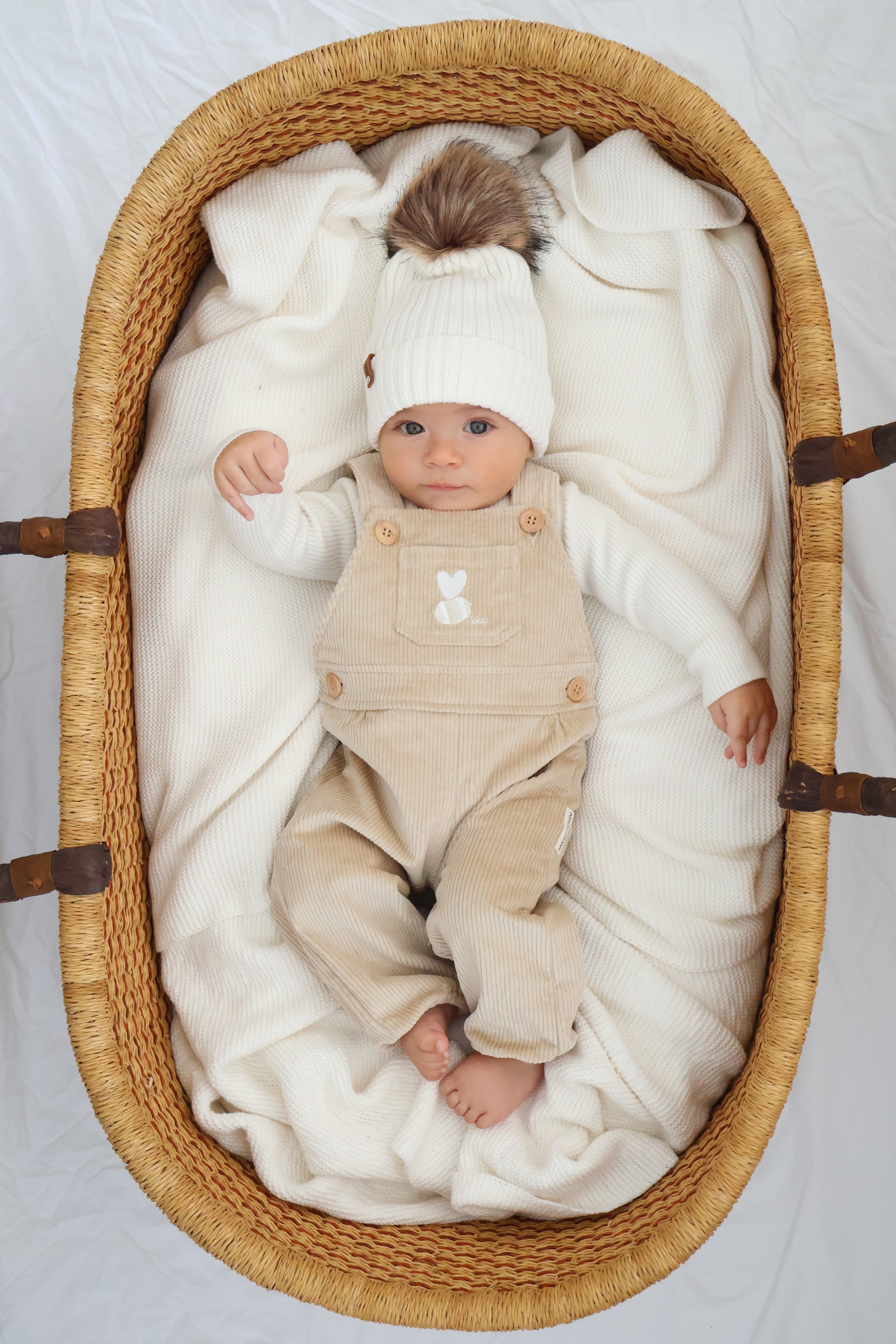 Bee Cord Overalls