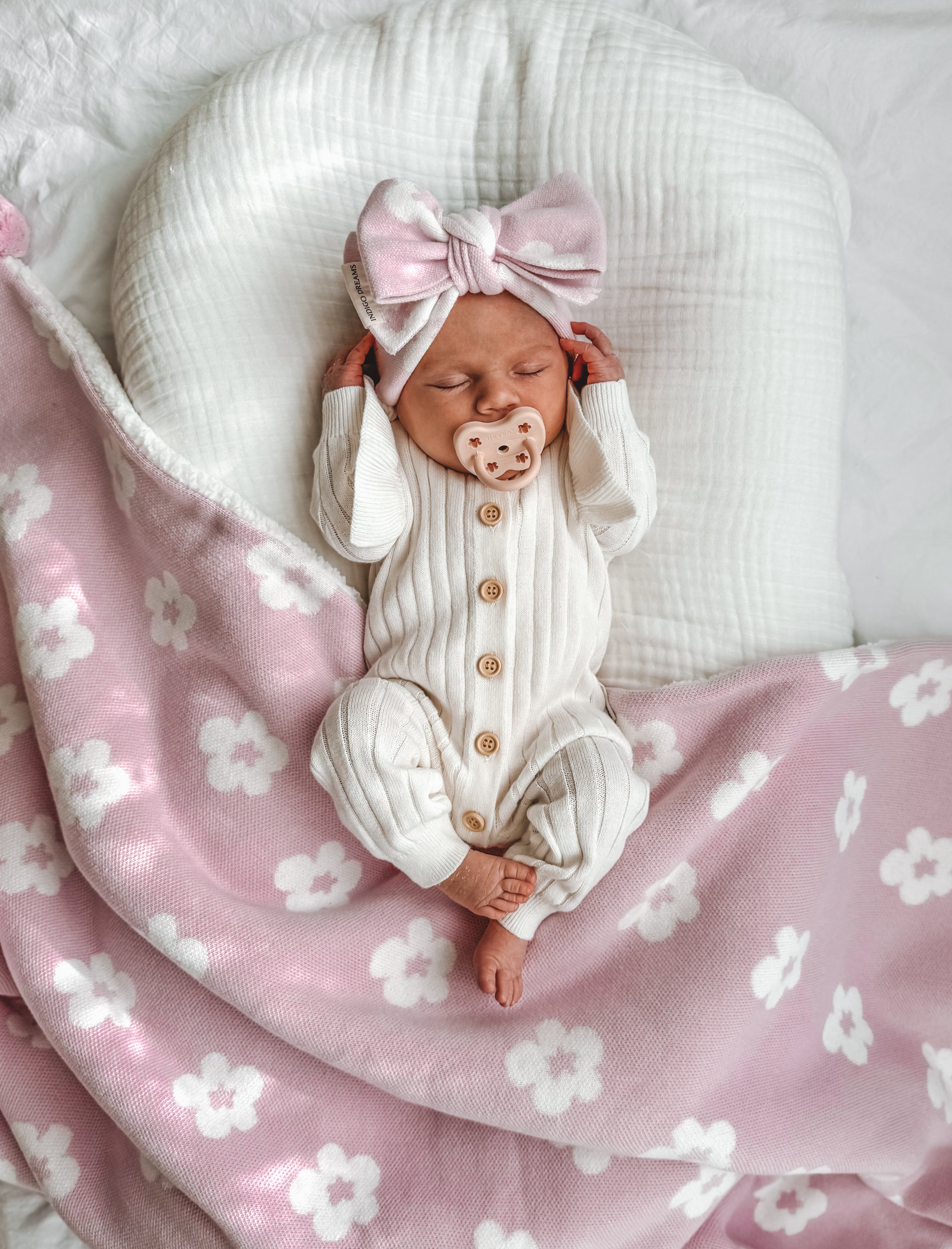 Lola Sherpa Blanket ~ Orchid | Indigo Dreams Handmade | Indigo