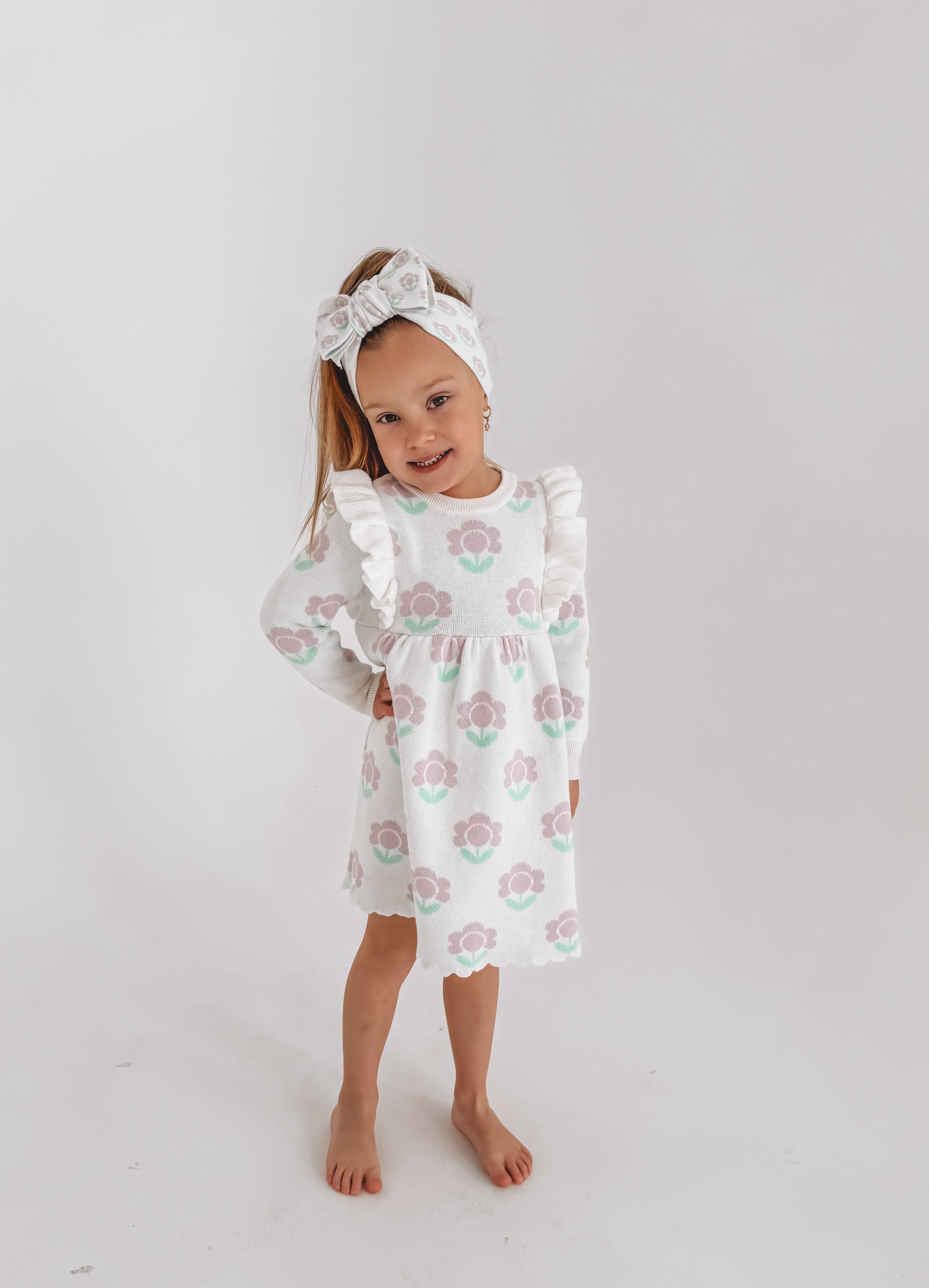 Sienna Frill Knit Dress