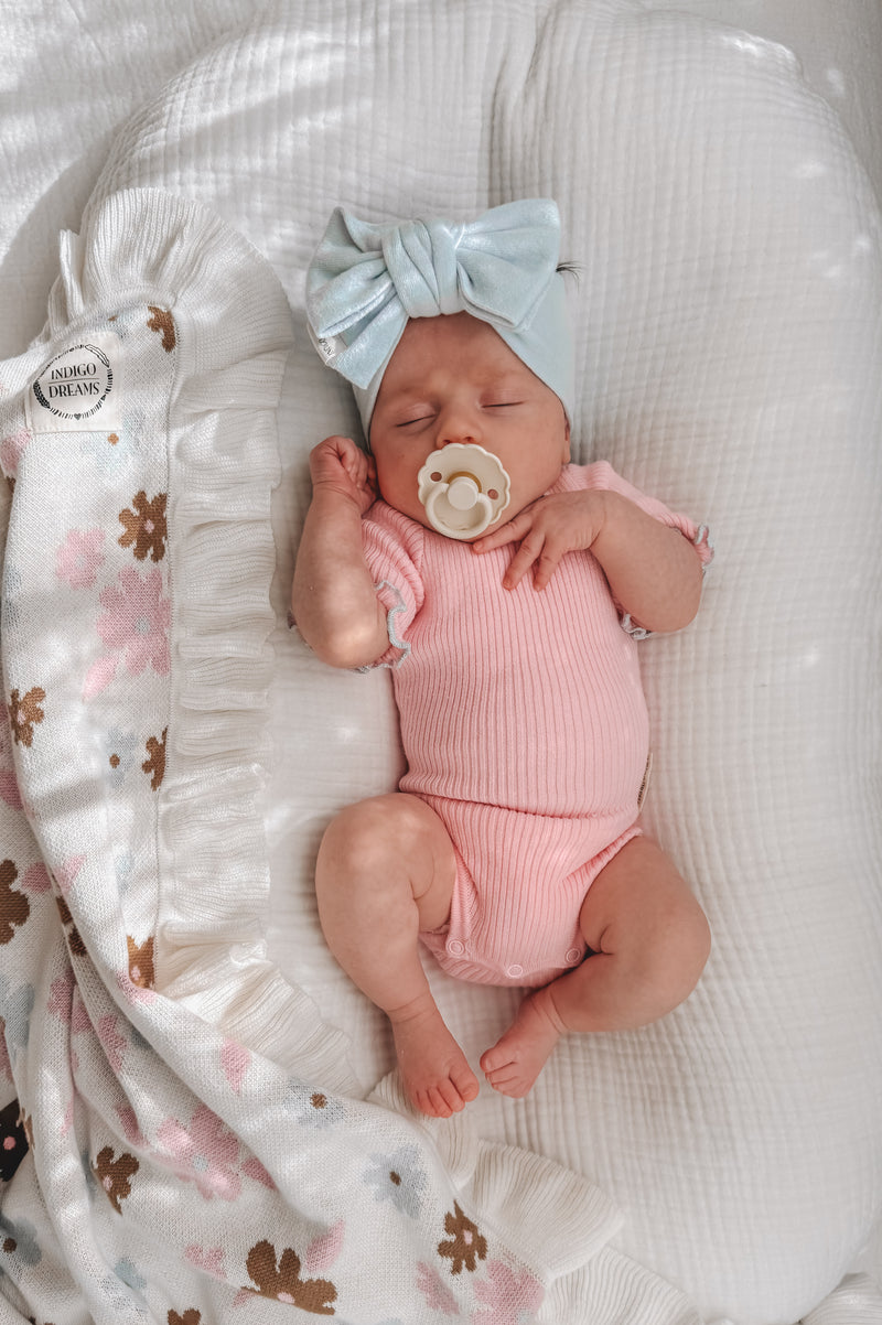 Pale Blue Knit Headband