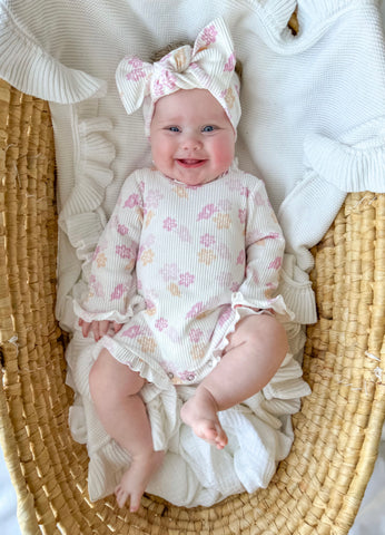 Mini Oat Boucle Romper