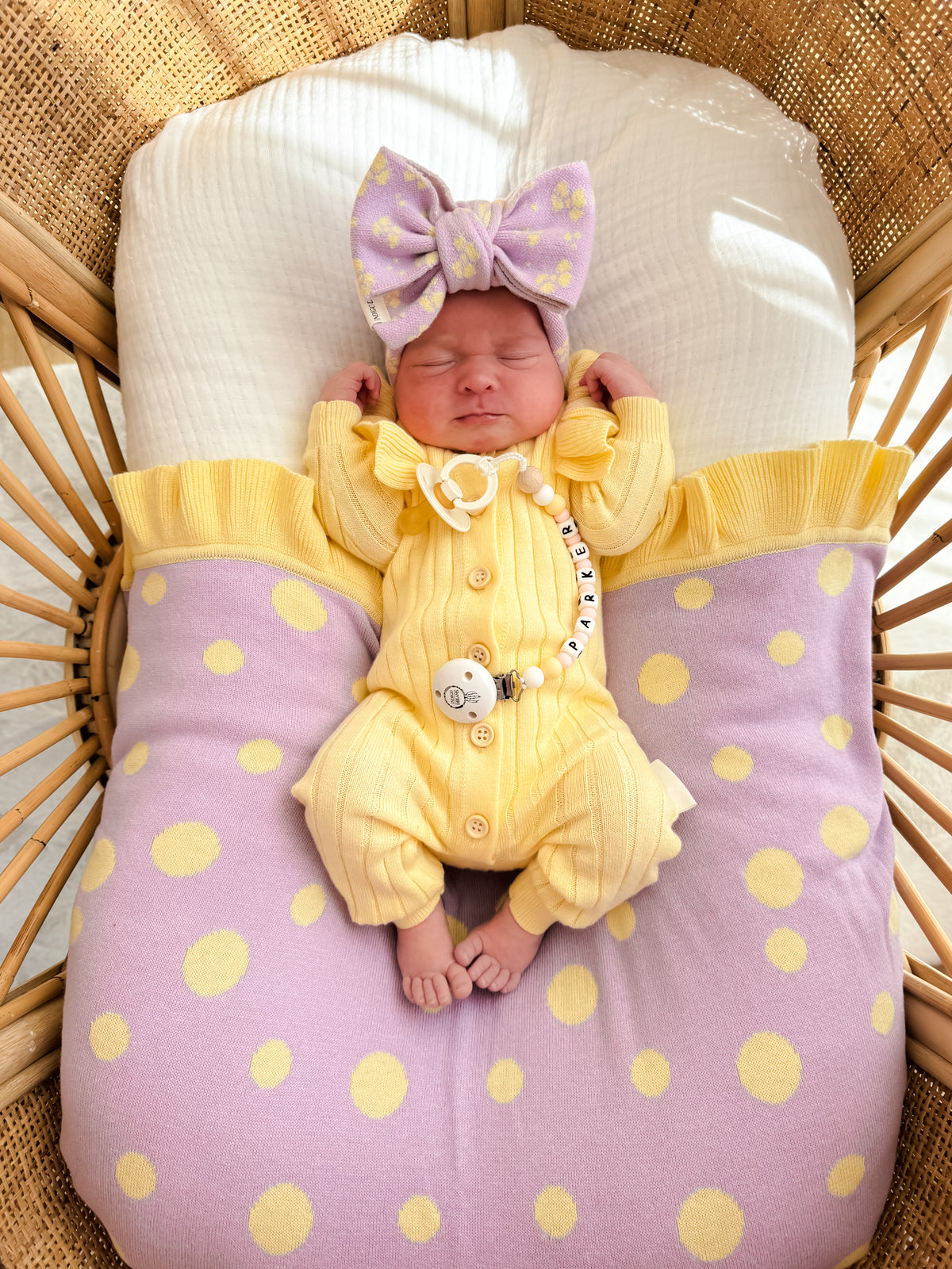 Frill Romper - Daffodil