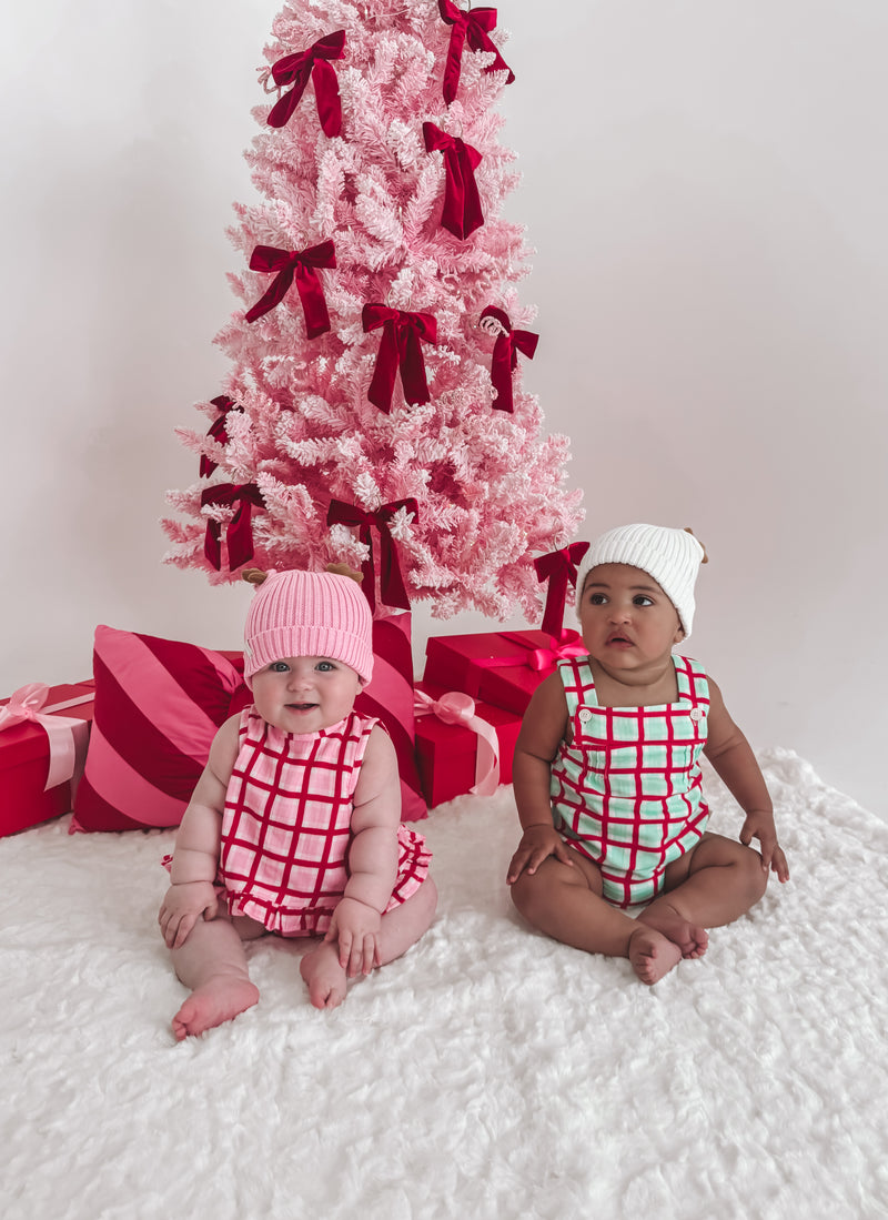 Peppermint Check Summer Romper