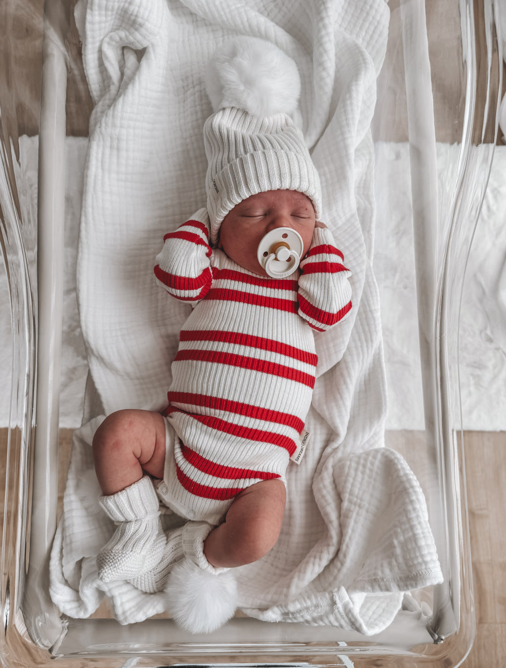 Red Striped Bodysuit