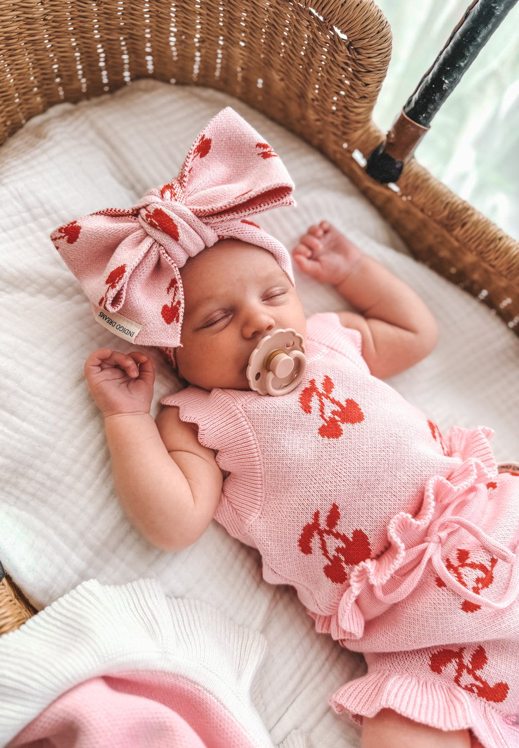 Sweet Cherry Knit Headband