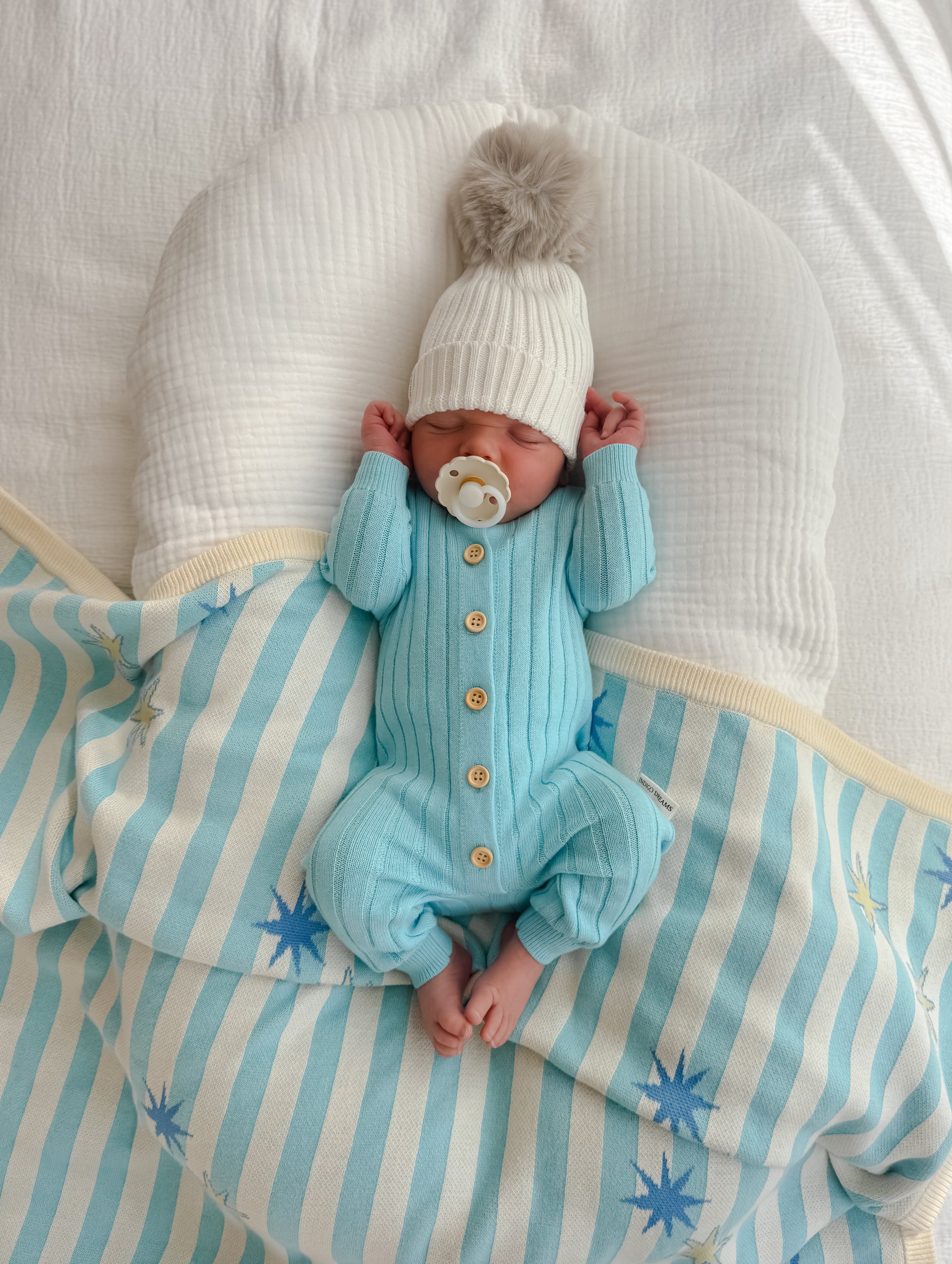 Oat Pom Beanie