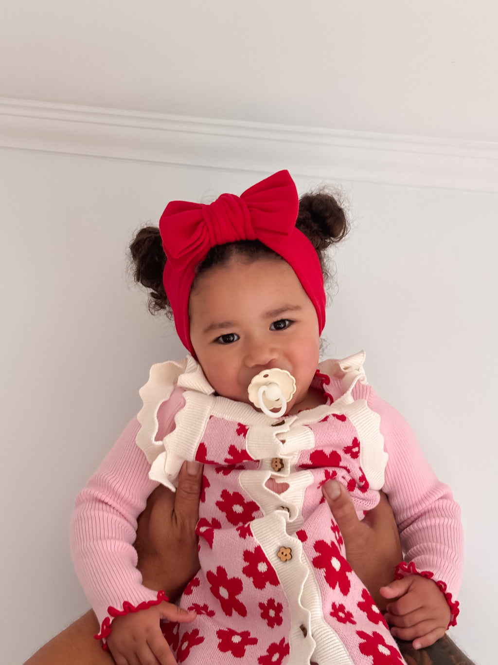 Red Knit Headband