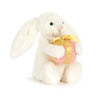 JELLYCAT BASHFUL CHRISTMAS BUNNY BEIGE - MEDIUM