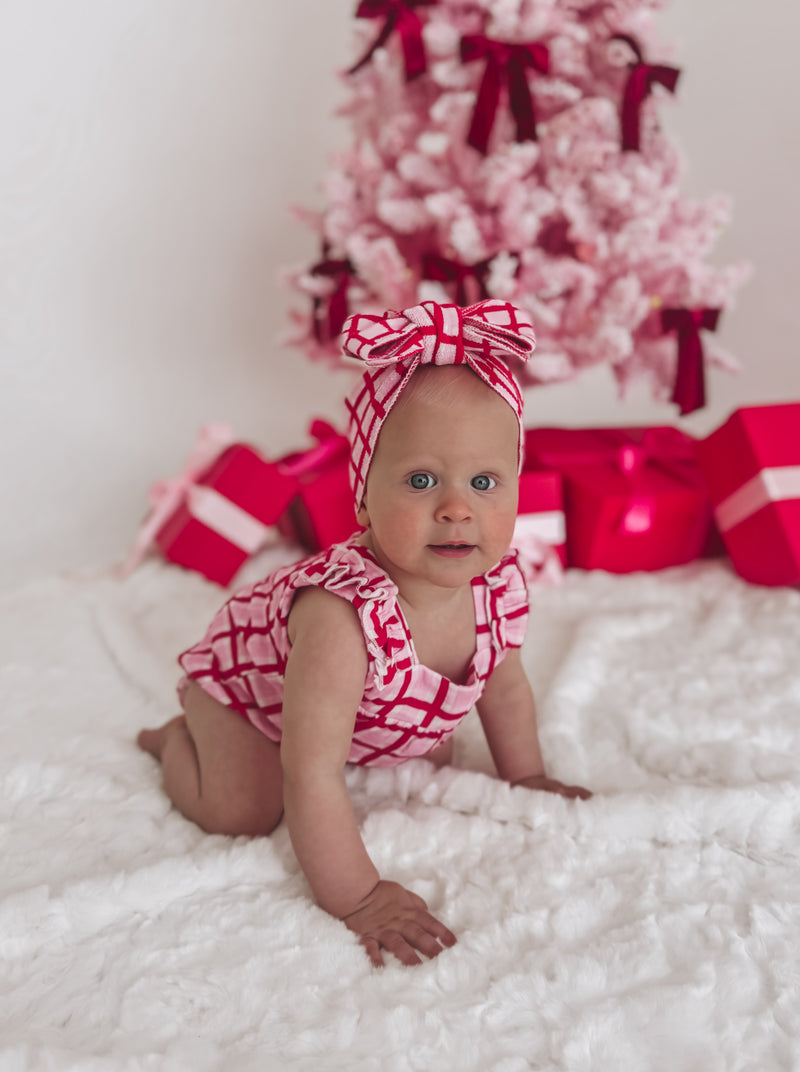 Candy Check Summer Romper