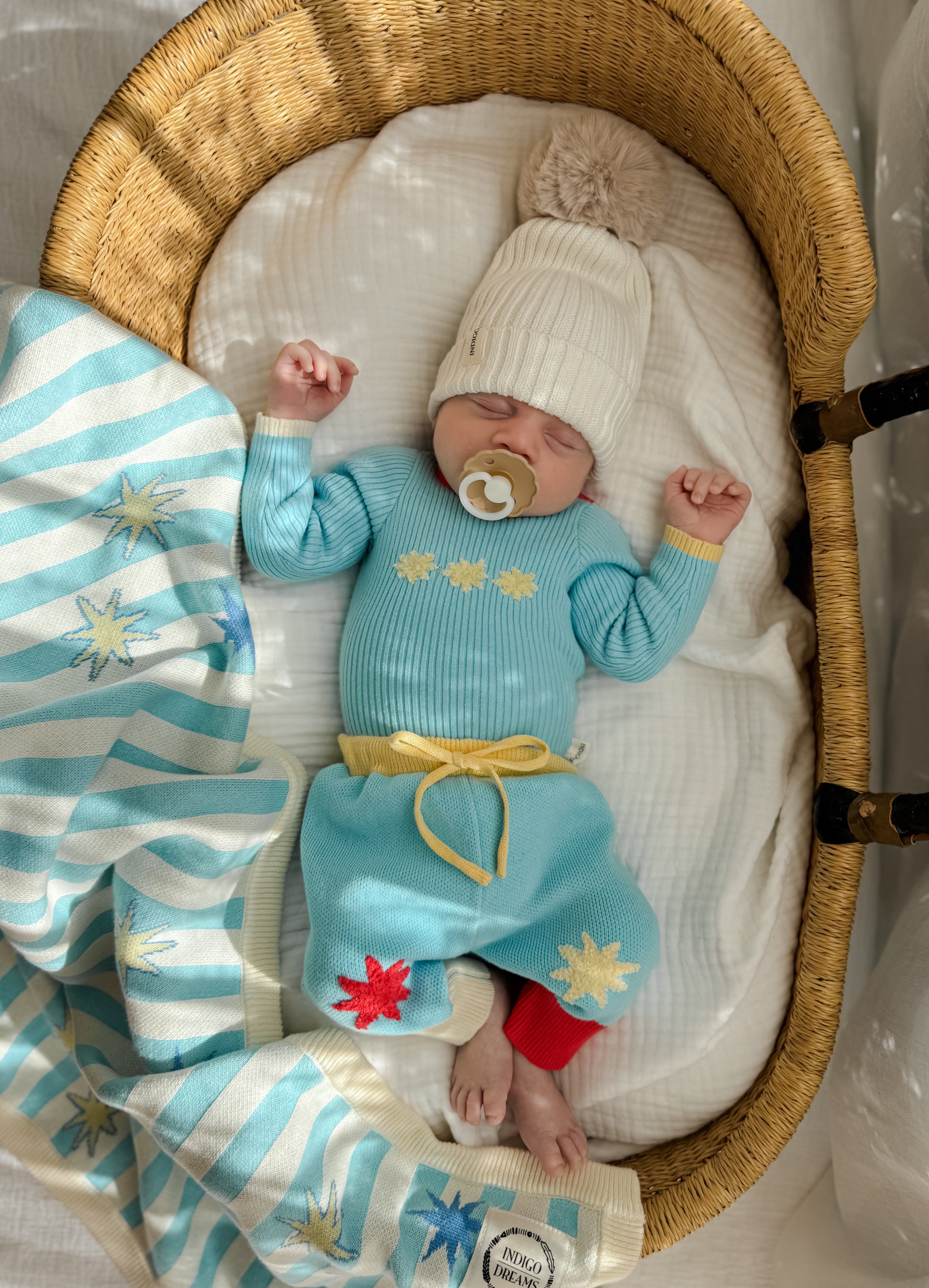 Oat Pom Beanie