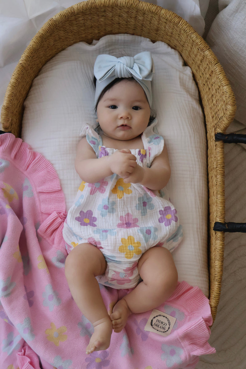 Pale Blue Knit Headband