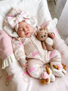 Reindeer Sherpa Hooded Romper