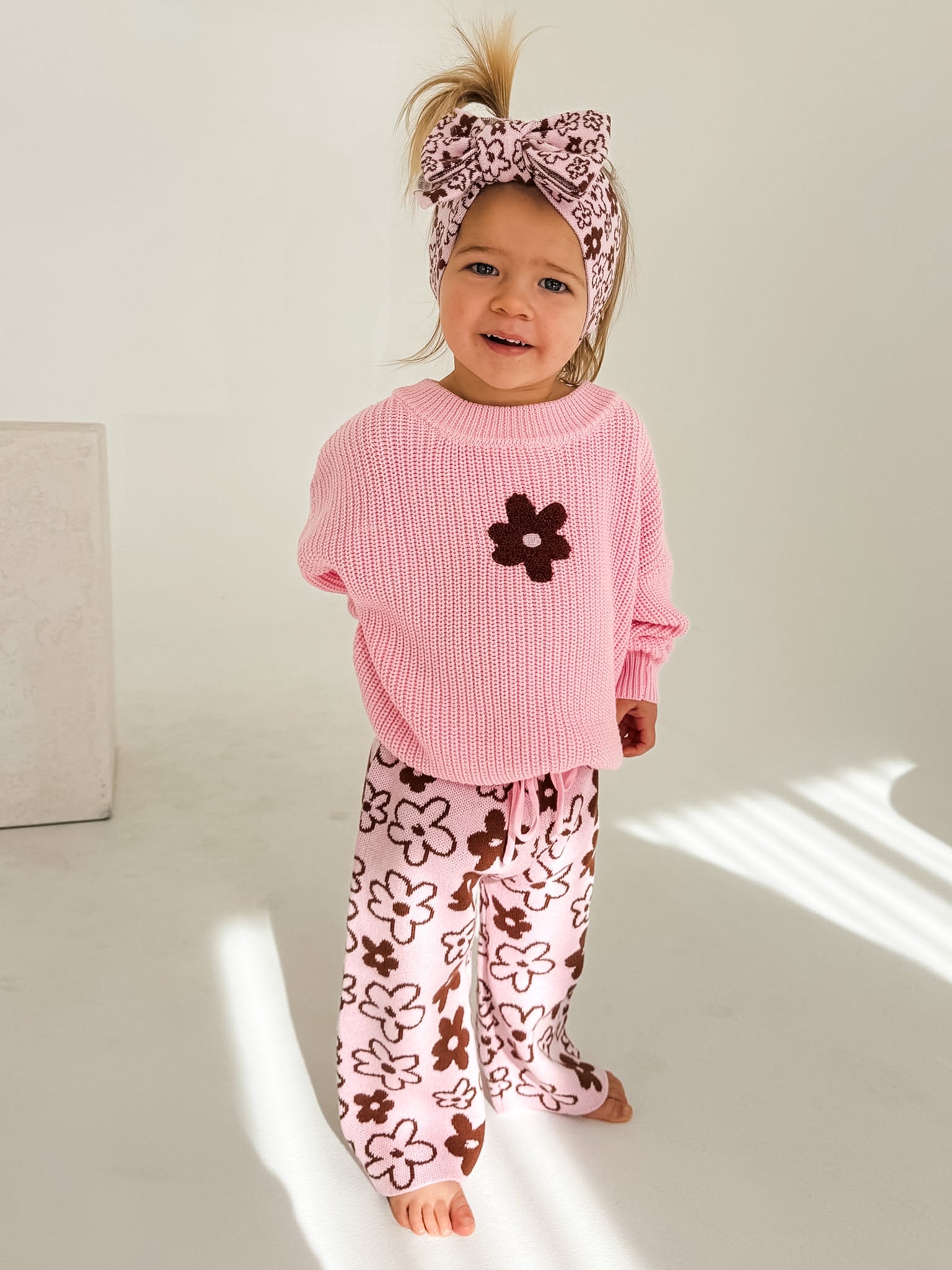 Romy Wide Leg Pant - Cocoa & Blossom