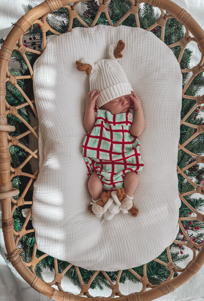 Peppermint Check Summer Romper