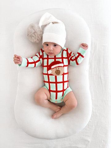 Peppermint Check Summer Romper