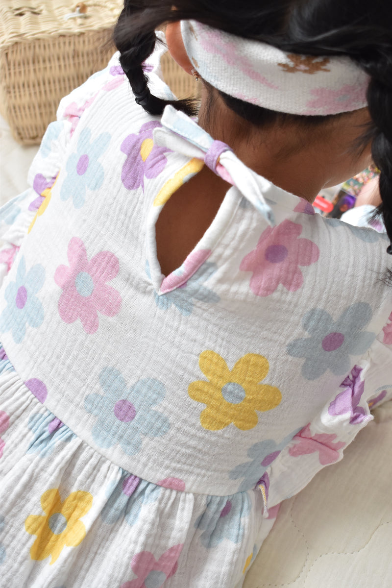 Goldie Gauze Frill Dress