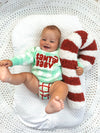 Santa Baby Gingham Jumper - Peppermint