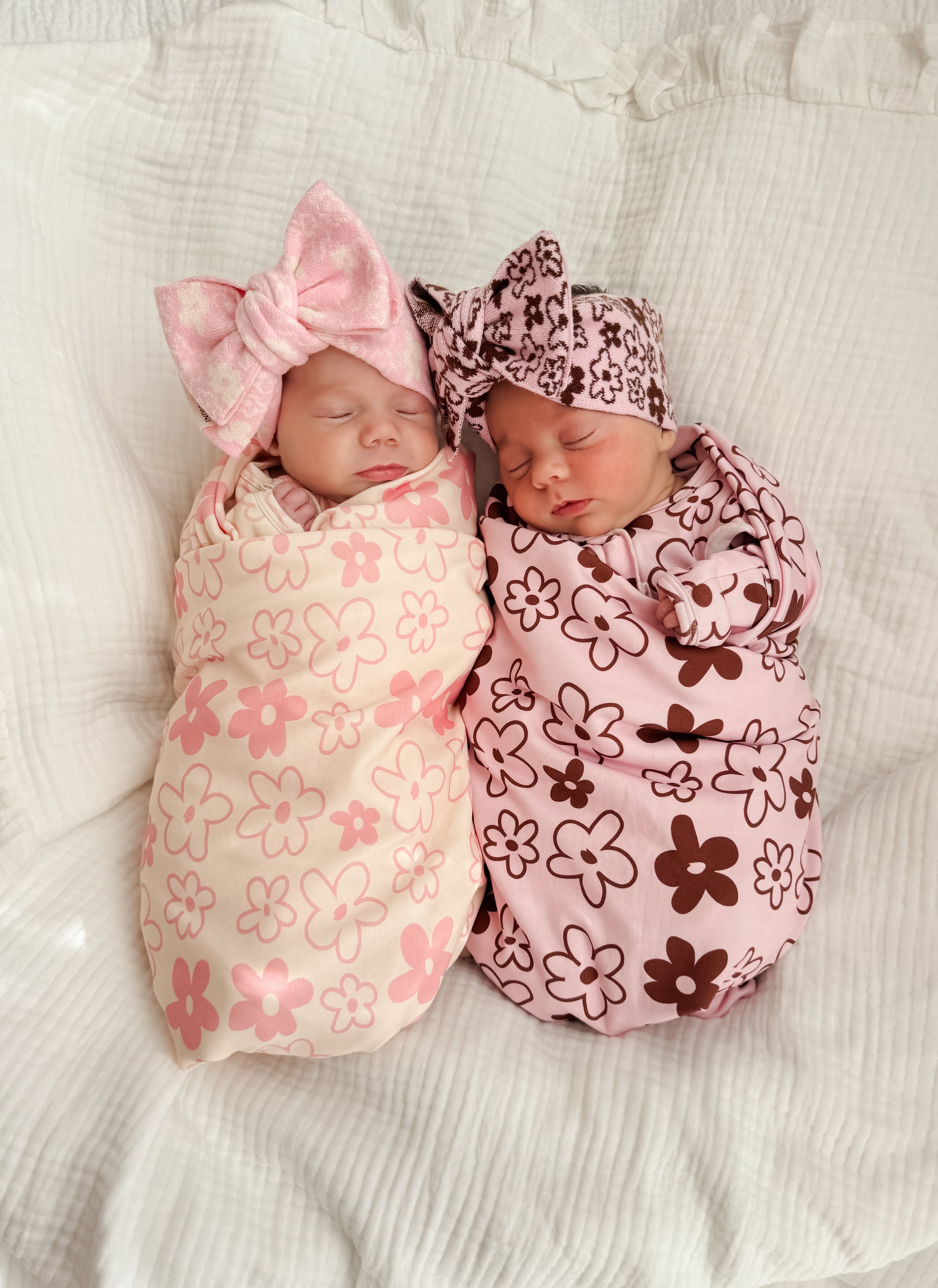 Romy Stretch Swaddle - Marshmallow