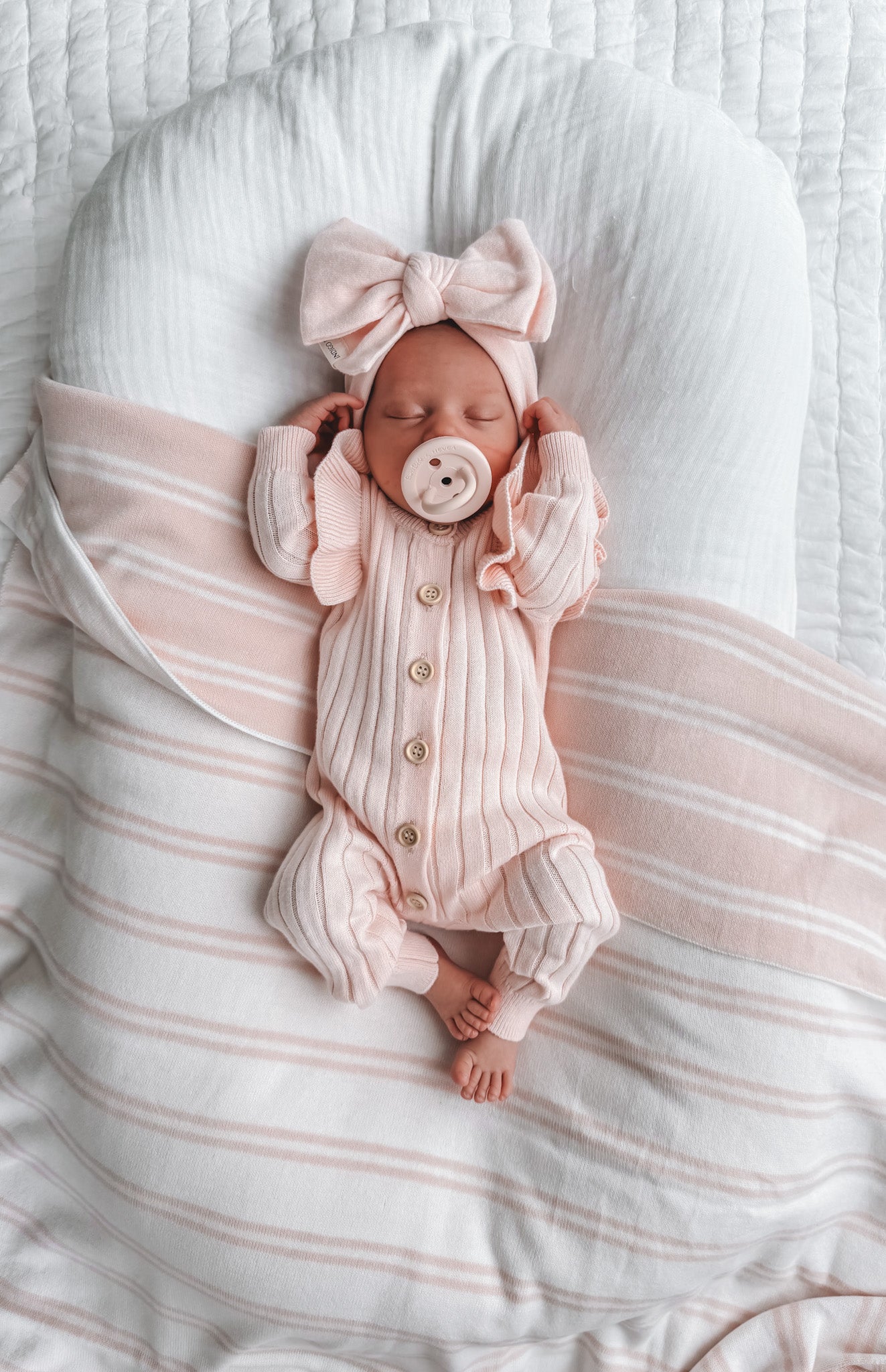 Frill Romper Soft Pink