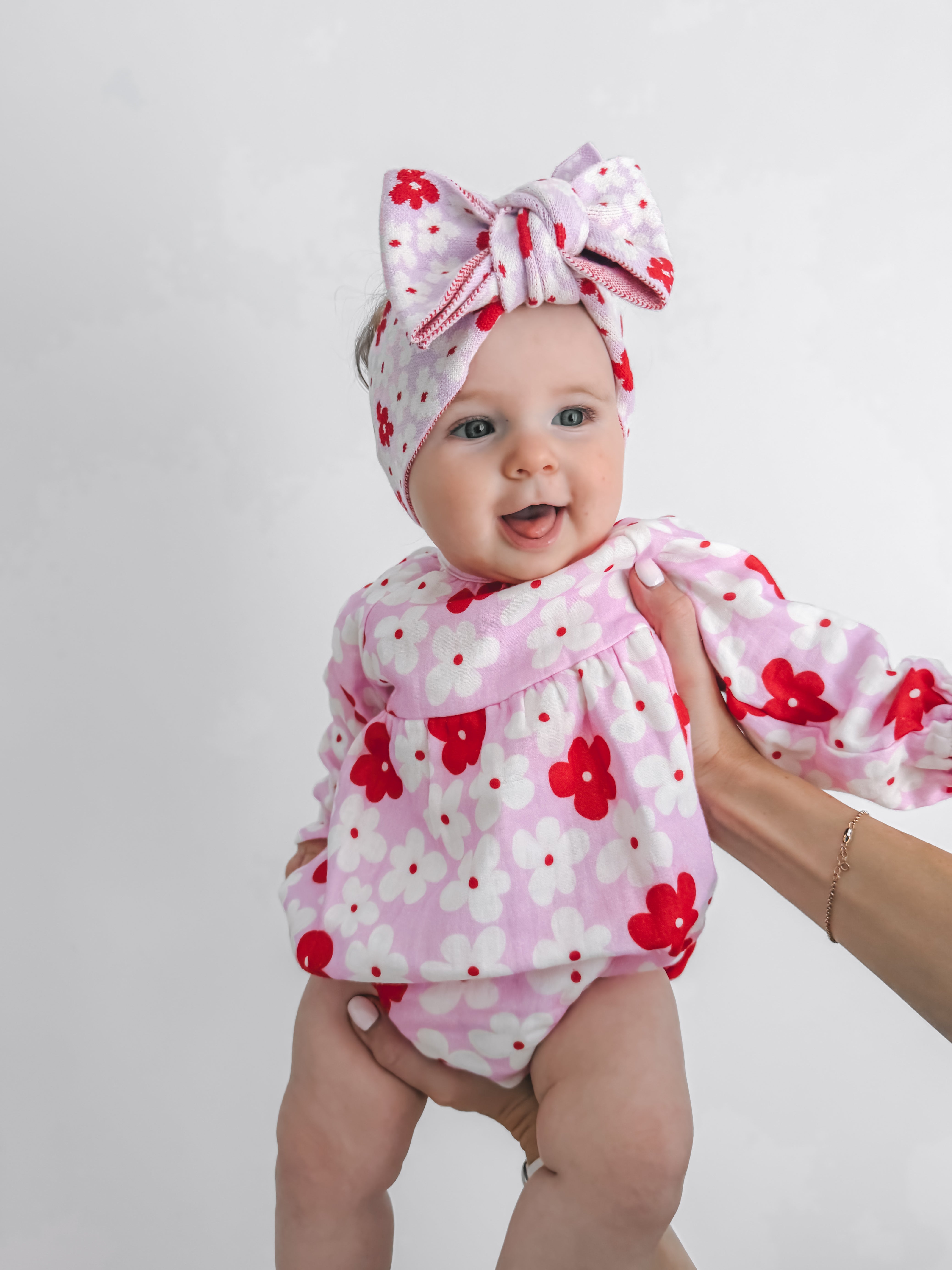 Lila Frill Sleeve Bubble Romper - Poppy