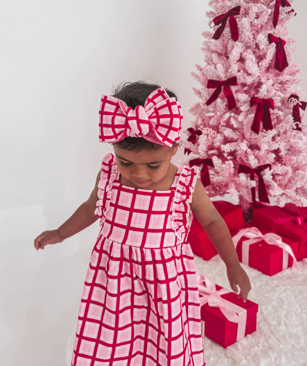 Candy Check Frill Dress