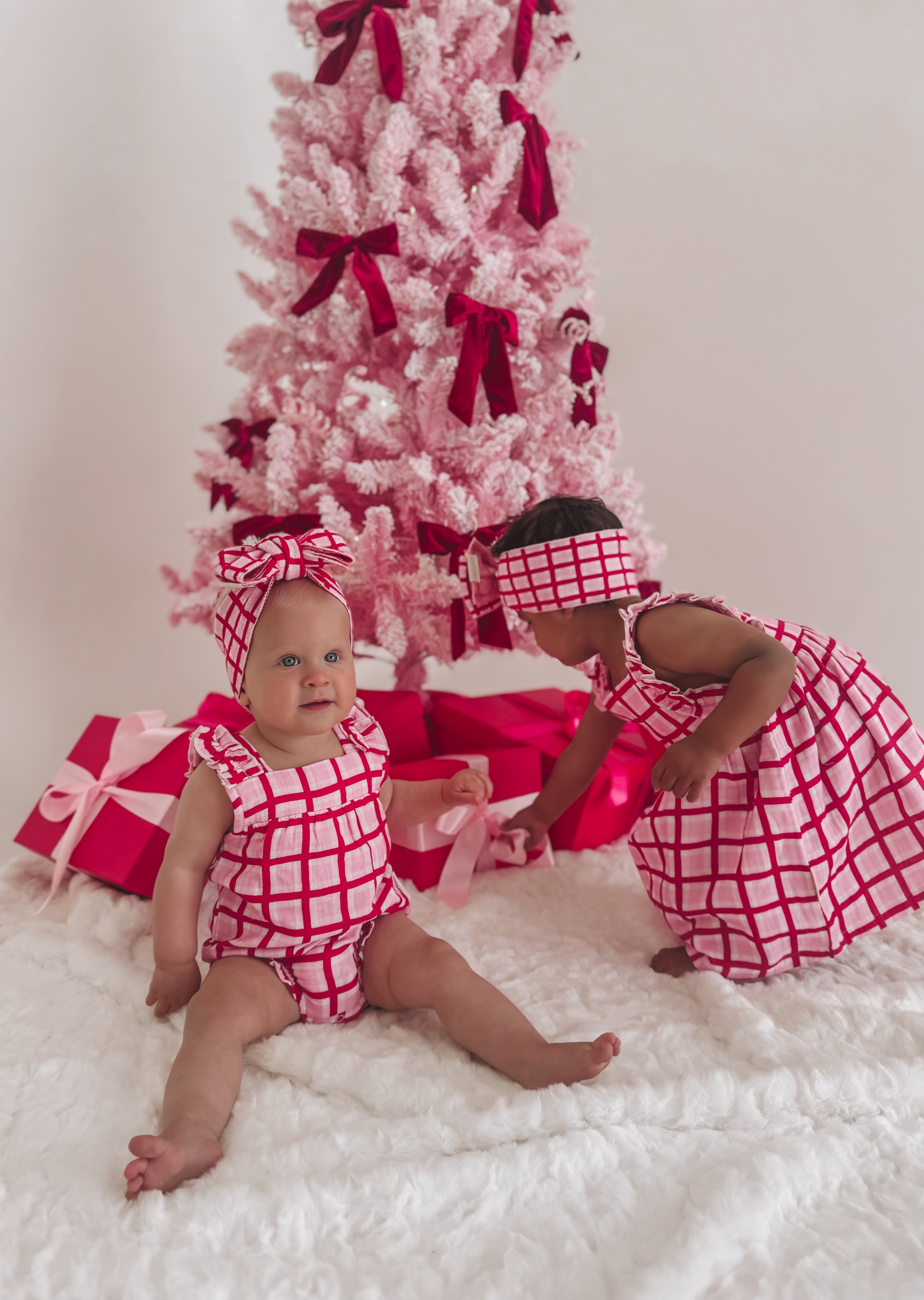 Candy Check Summer Romper