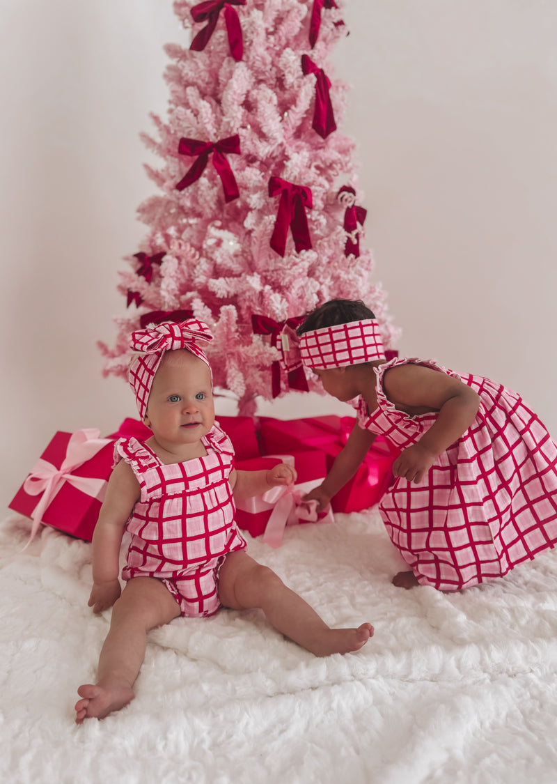 Candy Check Summer Romper