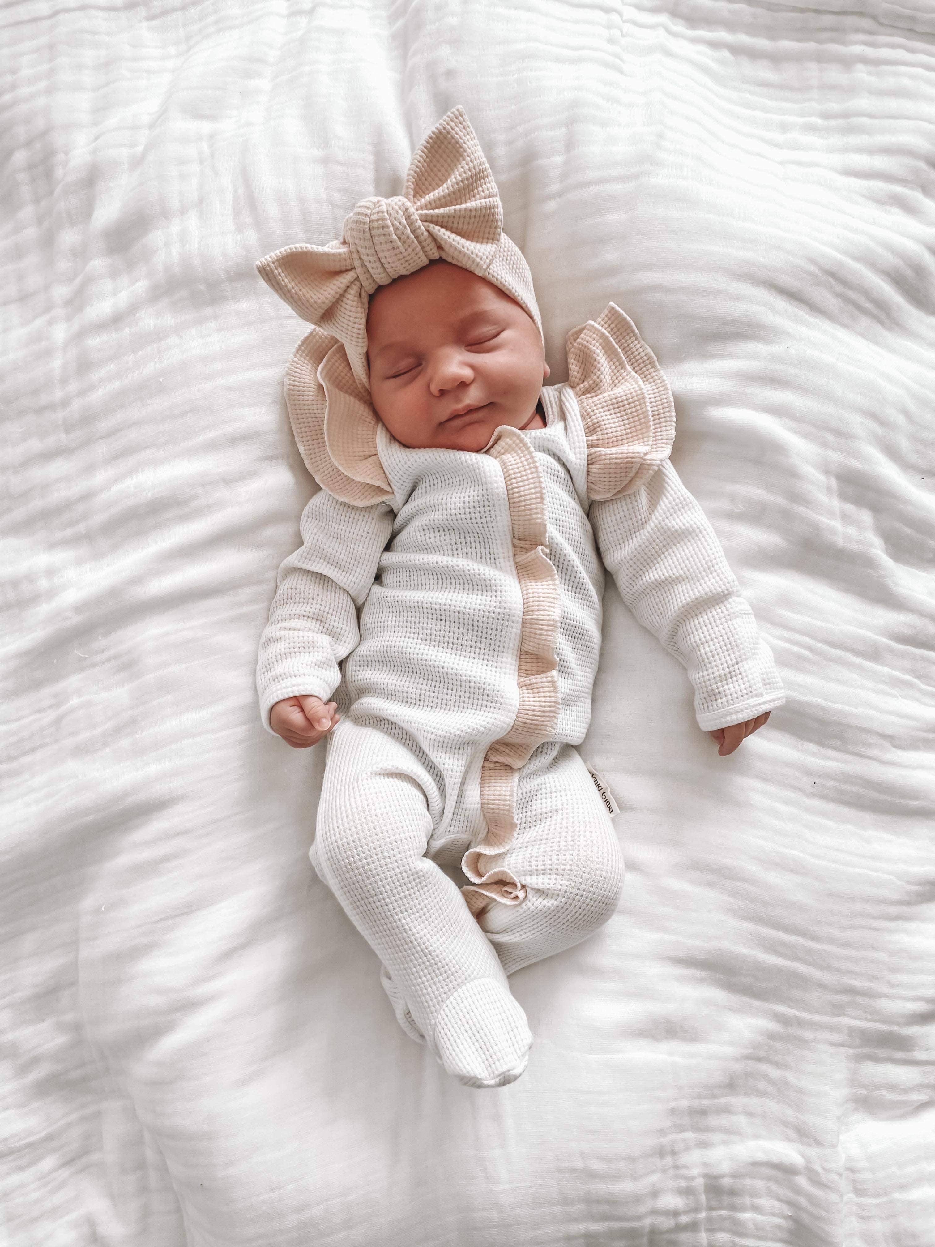Coconut and Oat Waffle Onesie