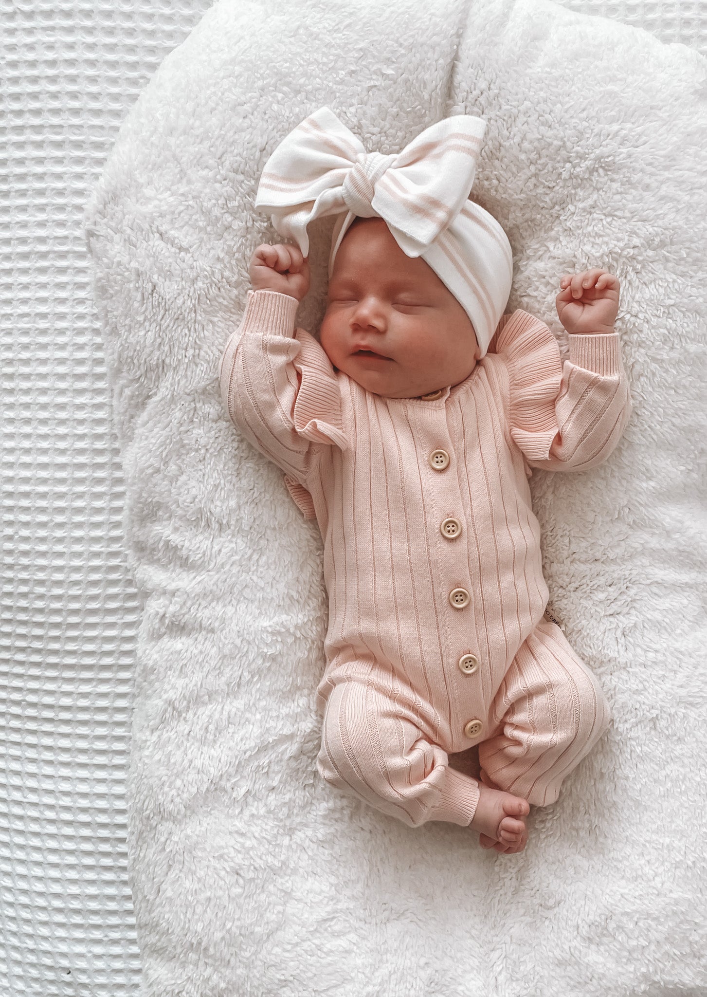 Frill Romper Soft Pink