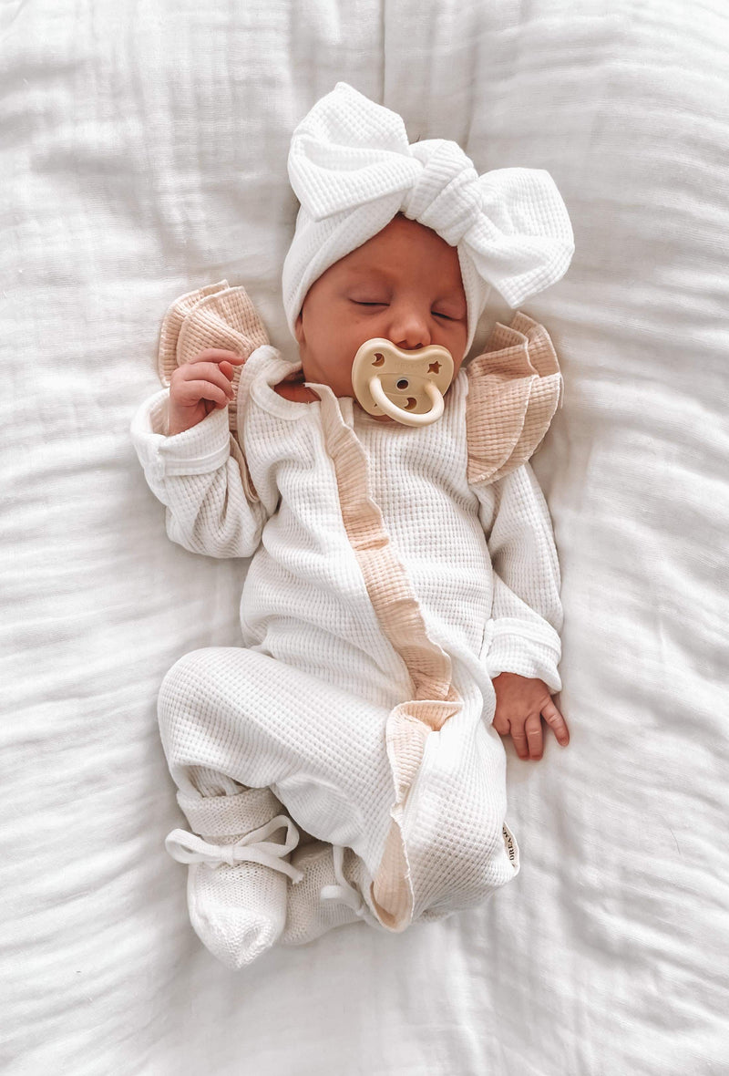 Coconut and Oat Waffle Onesie