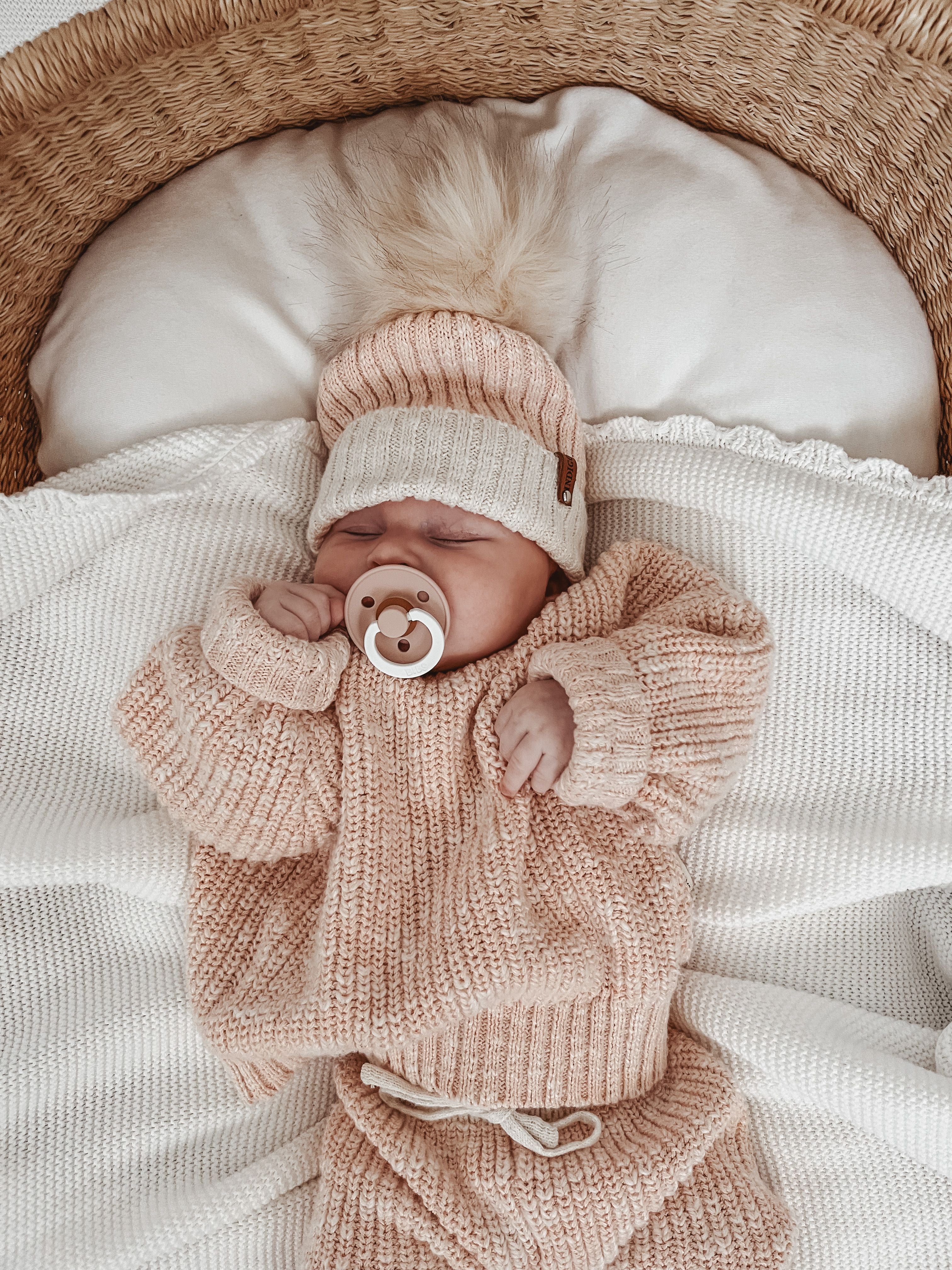 Coral Pink | Sand Beanie