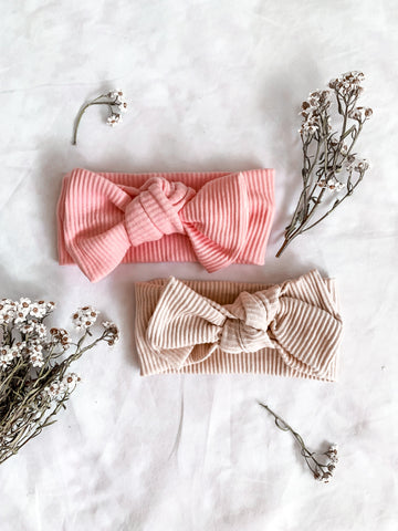 Soft Pink Knit Headband